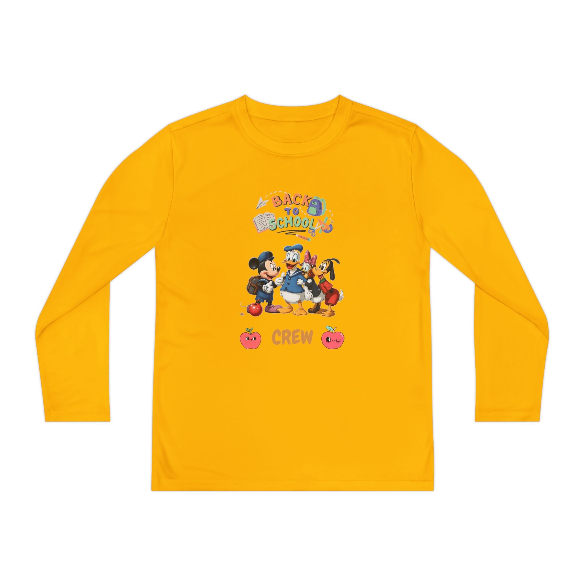 Back to School Crew Youth Long Sleeve Competitor Tee