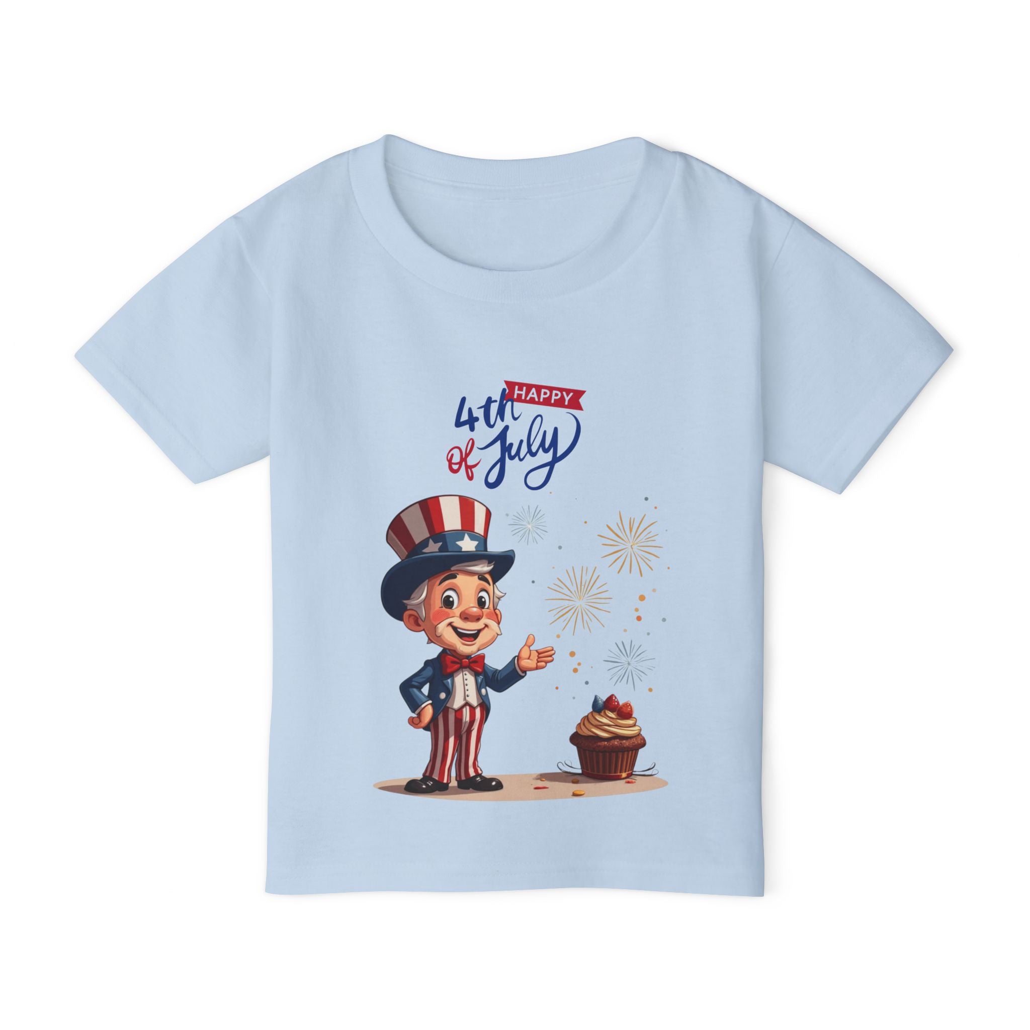 Uncle Sam Happy 4th of July Toddler T-Shirt