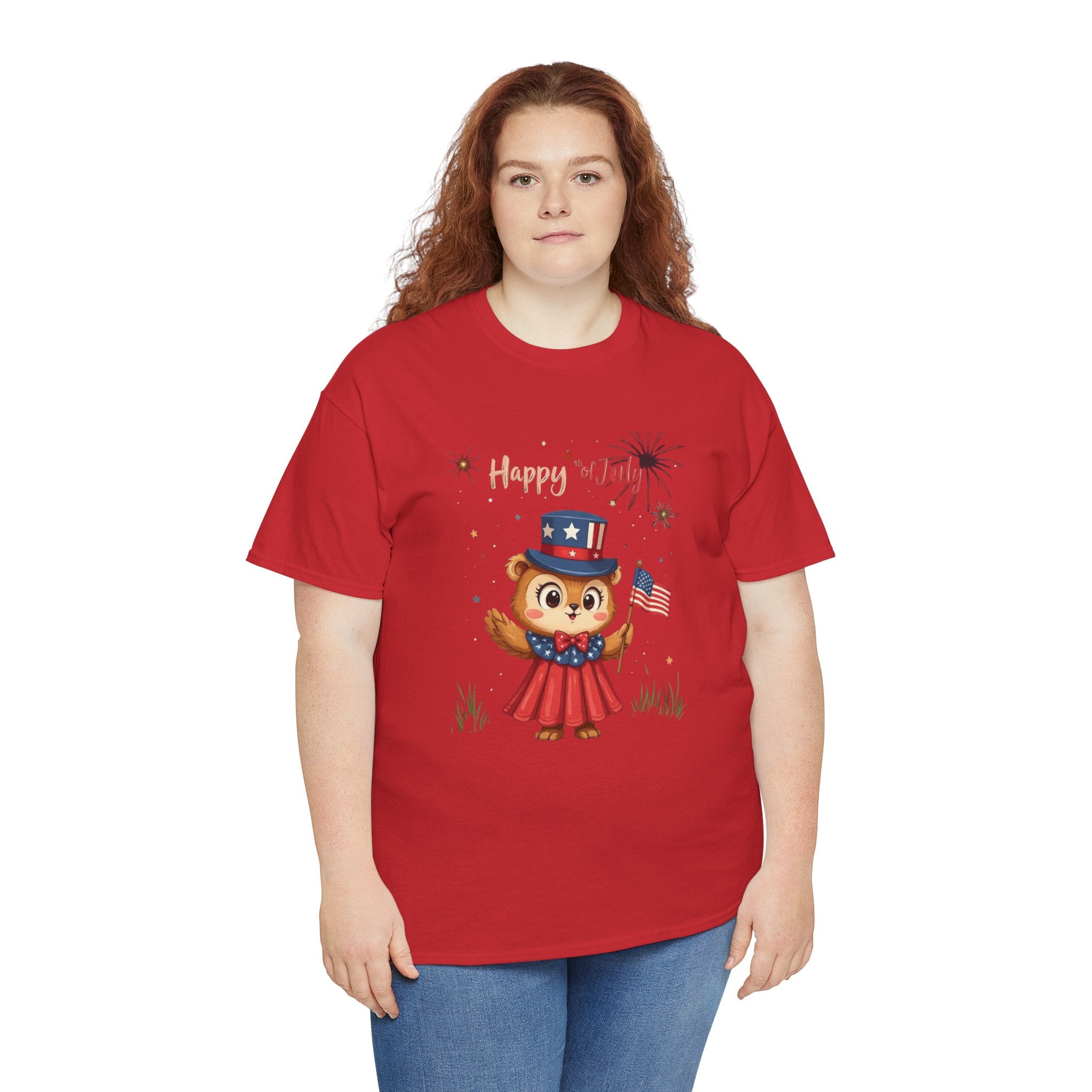 Happy Independence Day Unisex Heavy Cotton T-Shirt