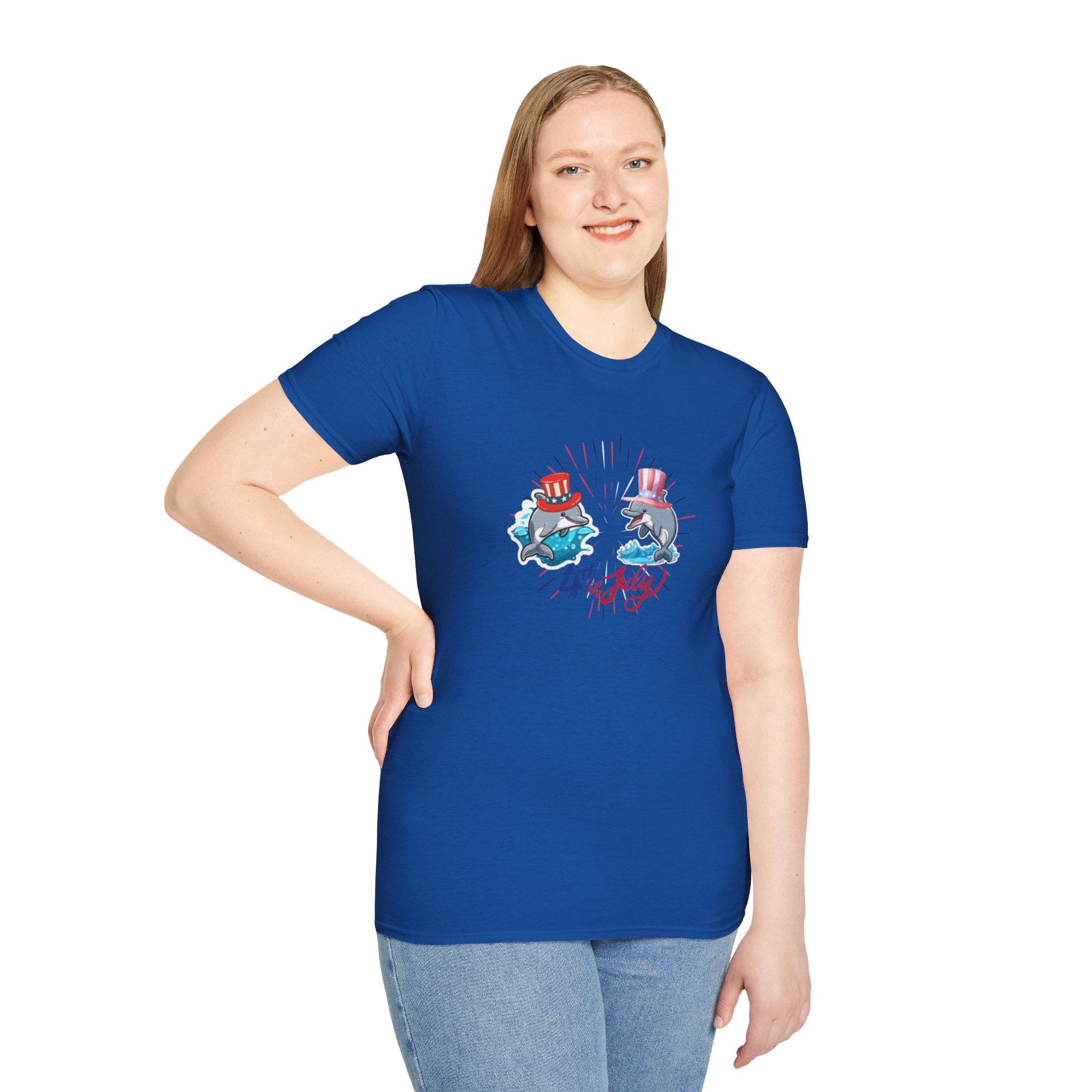 Splash 4th Of July Unisex Softstyle T-Shirt