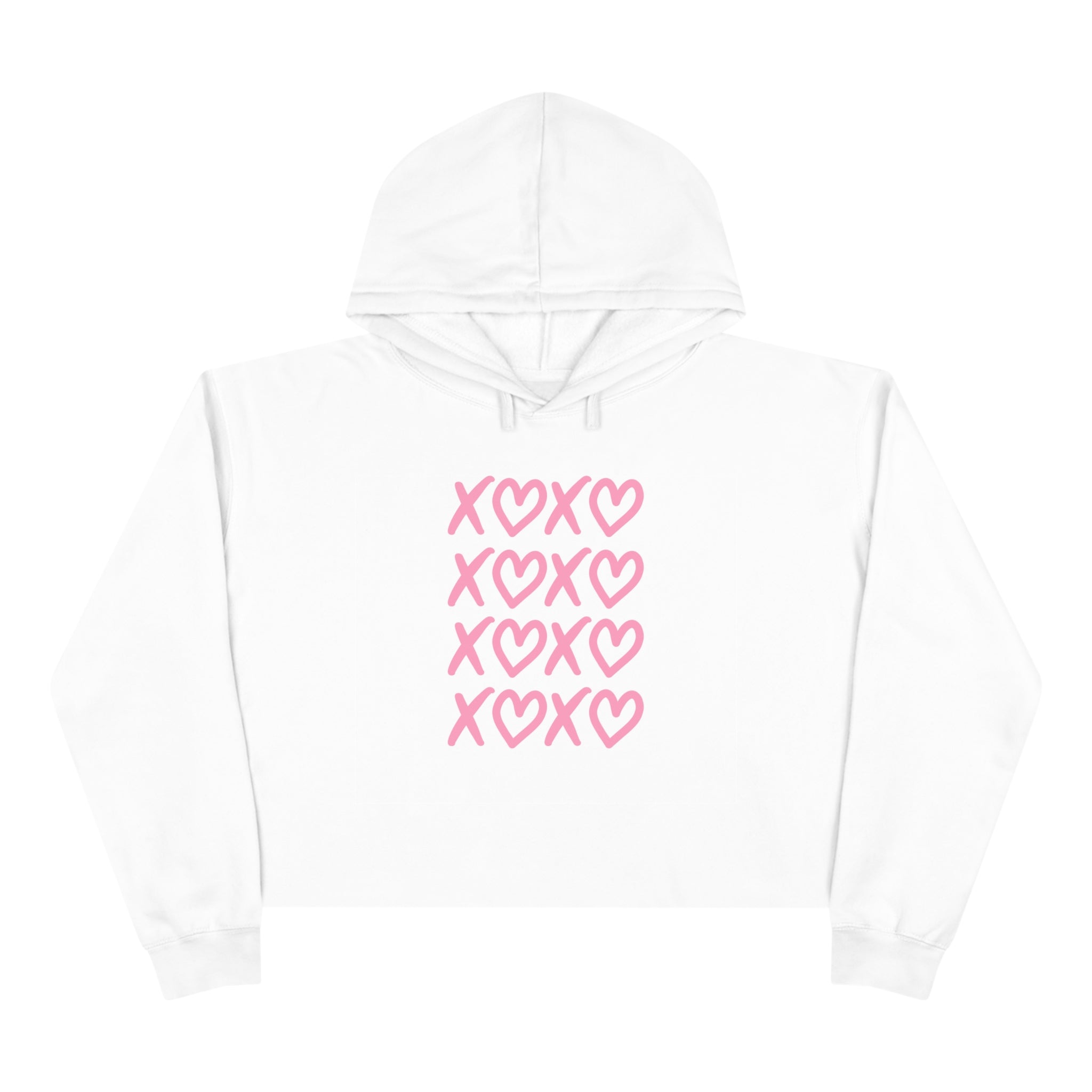 XOXO Crop Hoodie