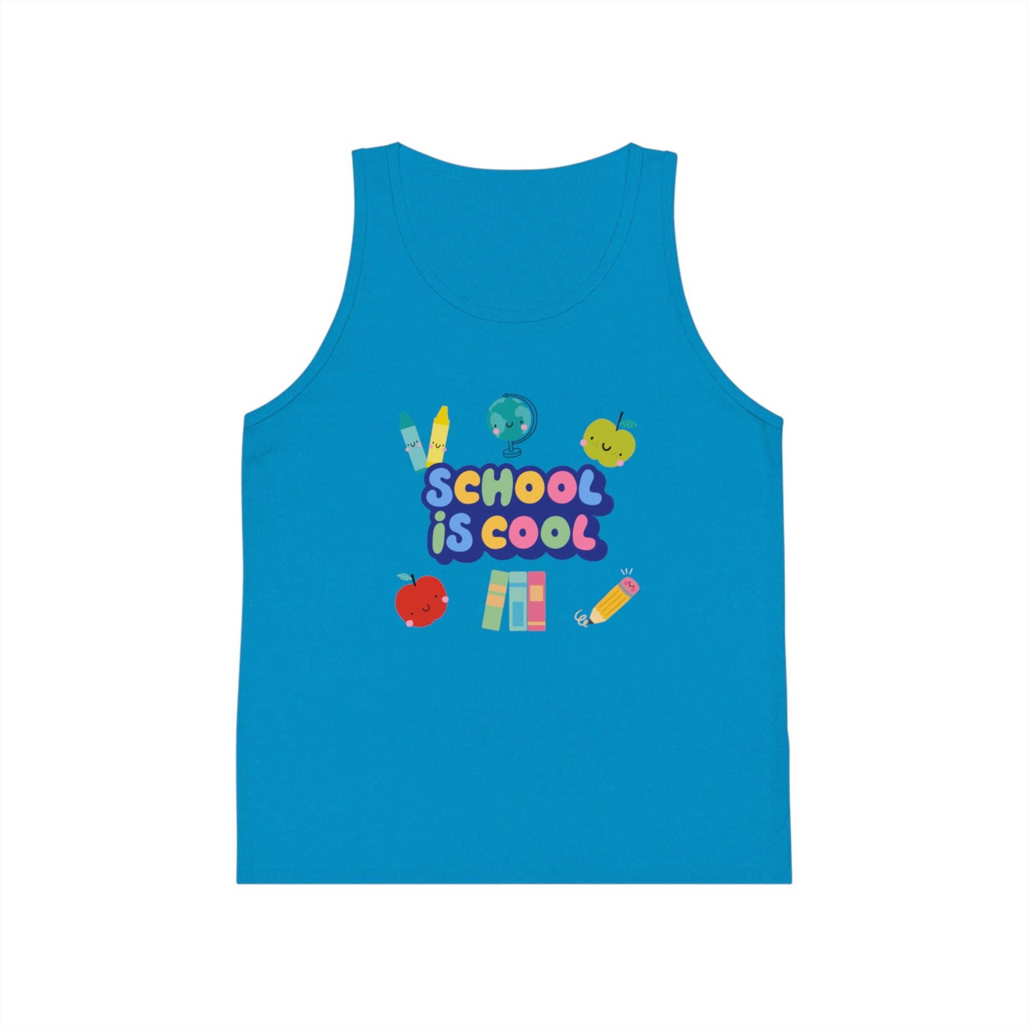 School Is Cool Kid's Jersey Tank Top