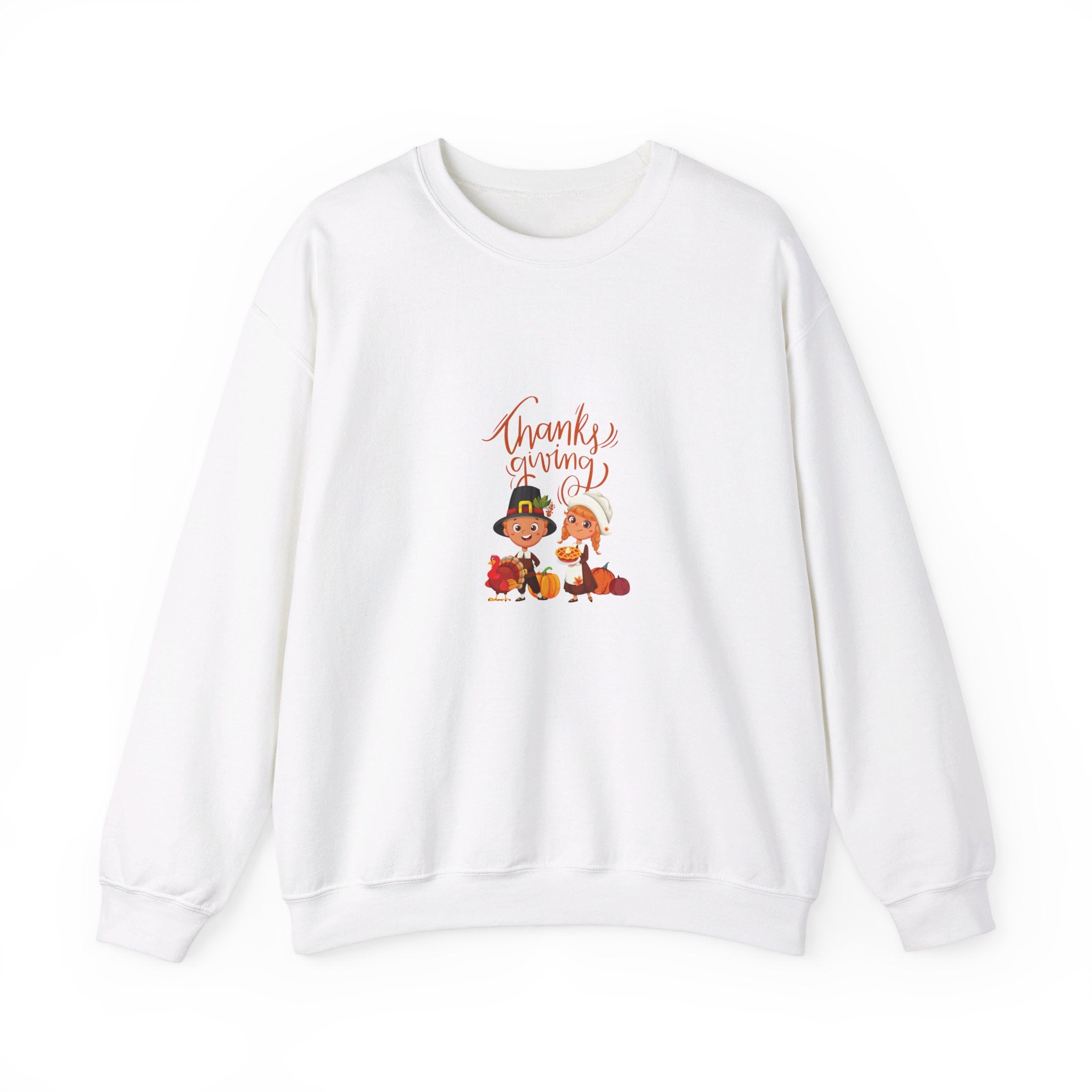 Happy Thanksgiving Unisex Heavy Blend™ Crewneck Sweatshirt