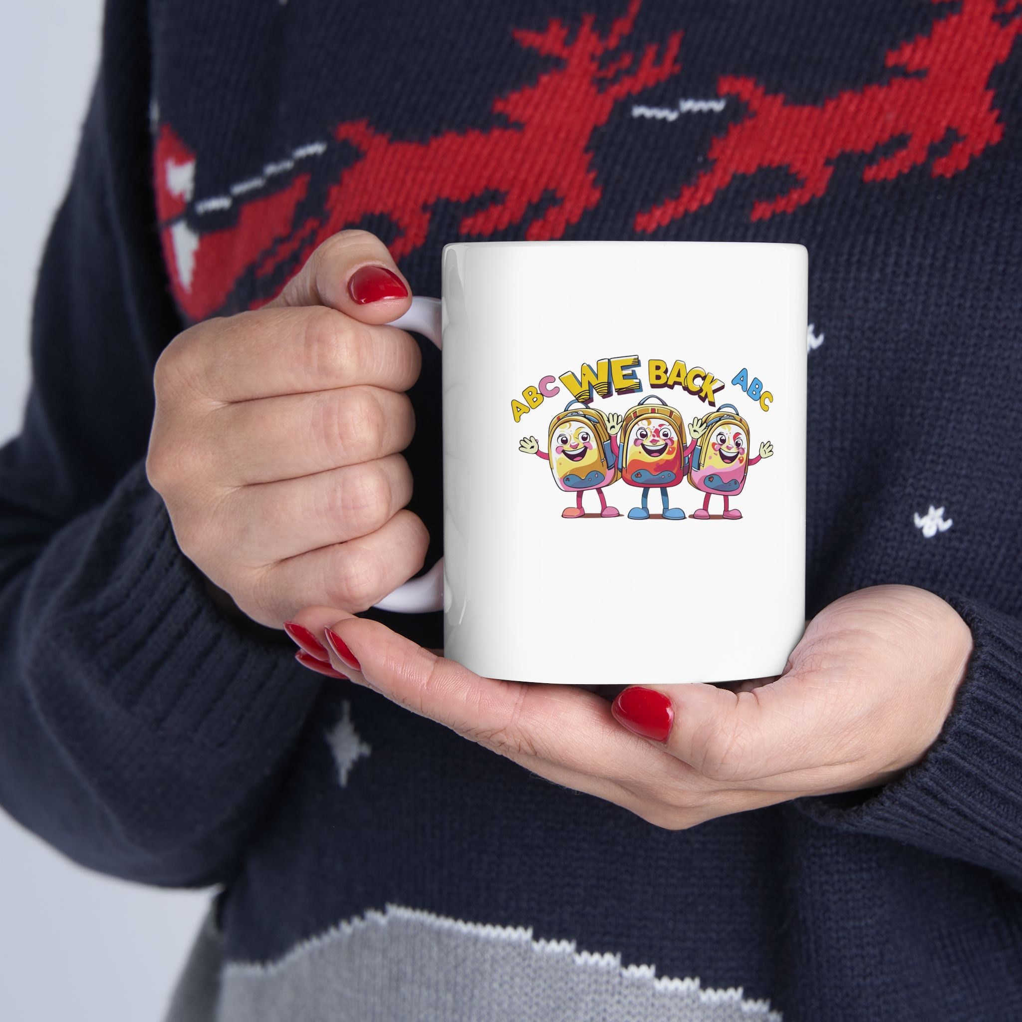 We Back Ceramic Mug