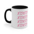 XOXO Accent Coffee Mug, 11oz