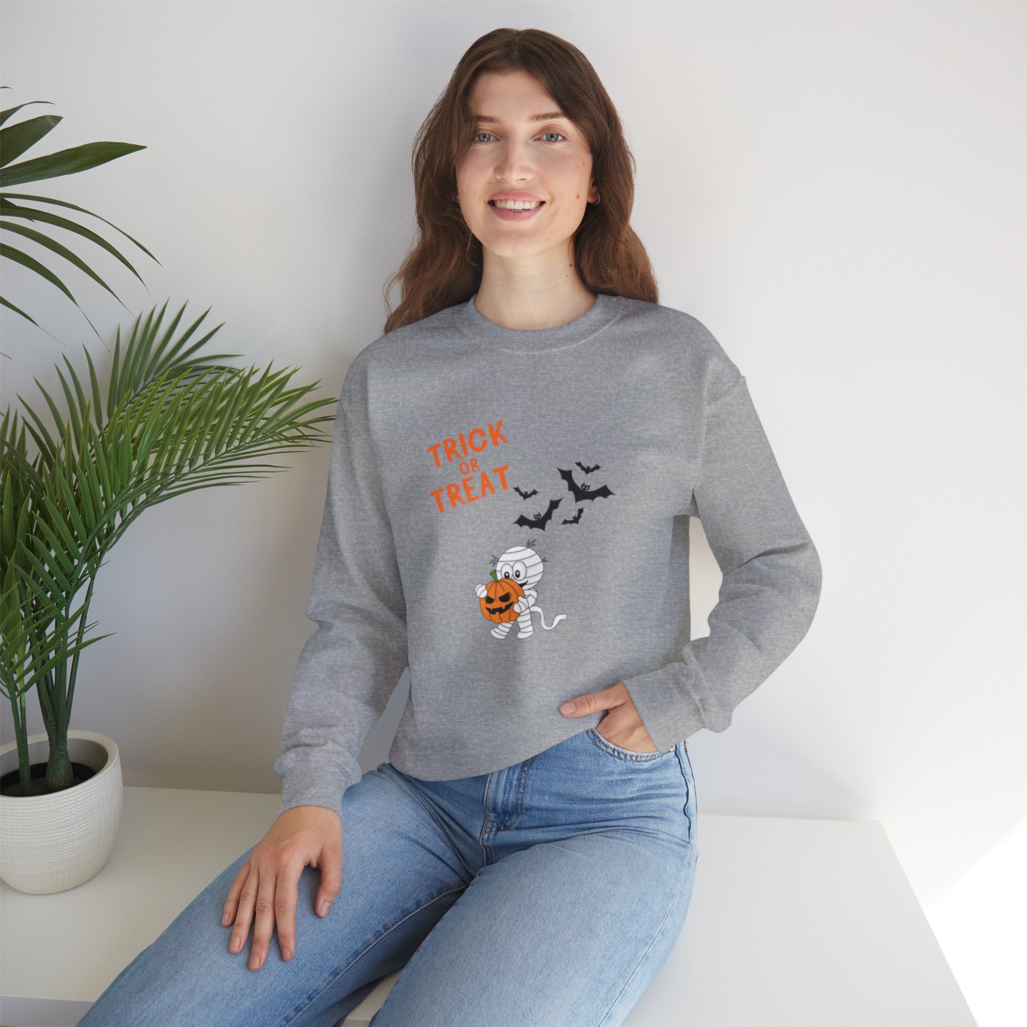 Merry Halloween Unisex Heavy Blend™ Crewneck Sweatshirt