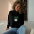 Kiss Me I'm Irish Cat Crop Hoodie