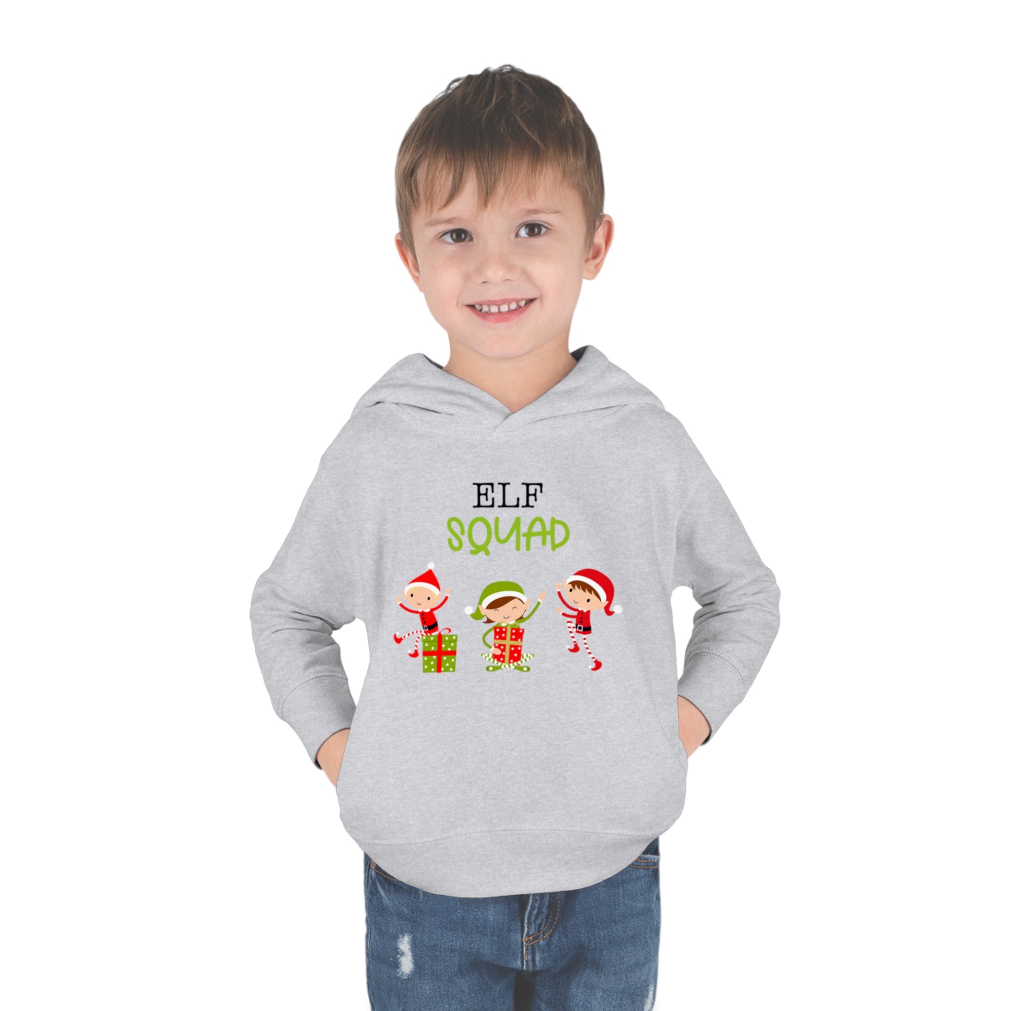 Elf Squad Toddler Pullover Fleece Hoodie