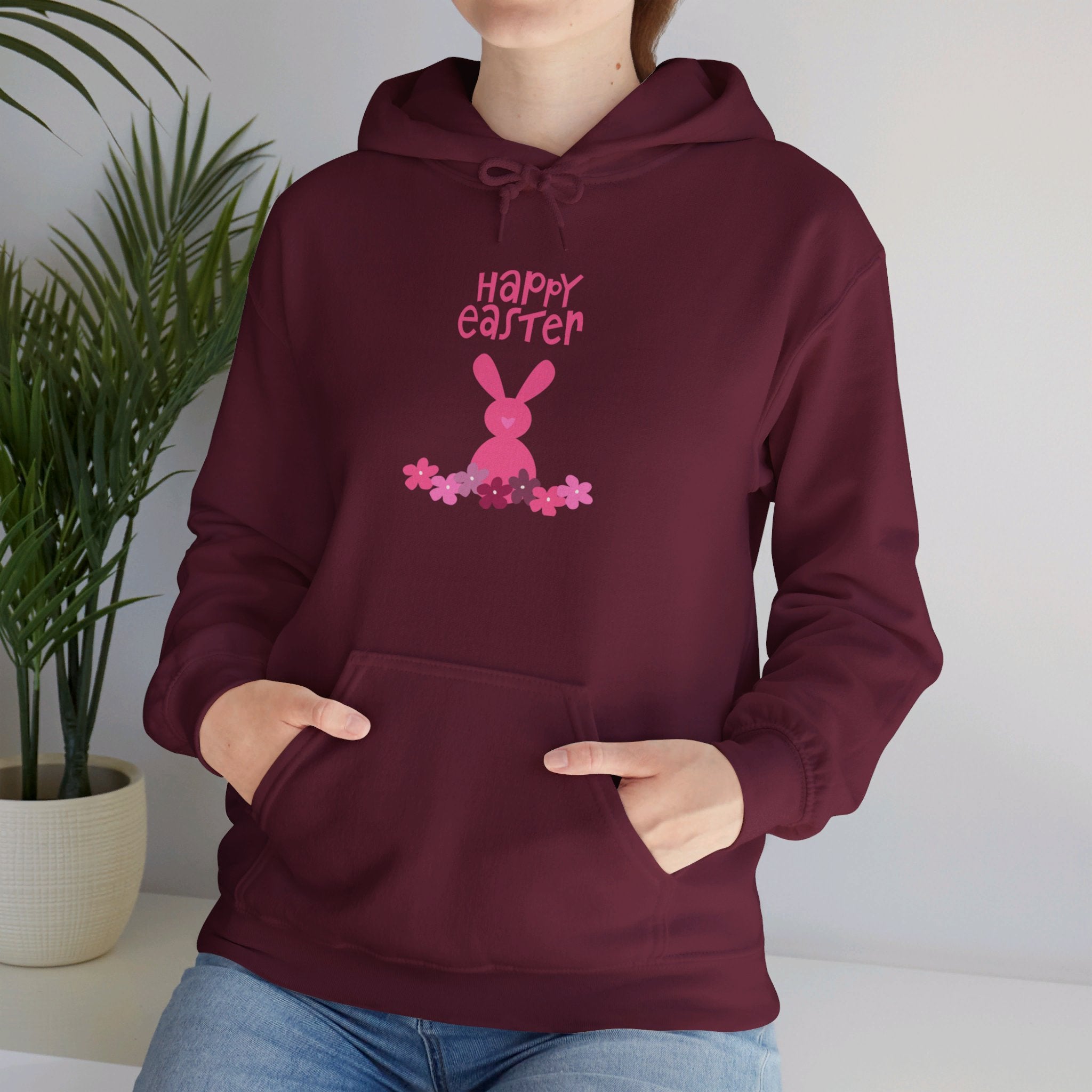 Happy Bunny Day Unisex Heavy Blend™ Hooded Sweatshirt