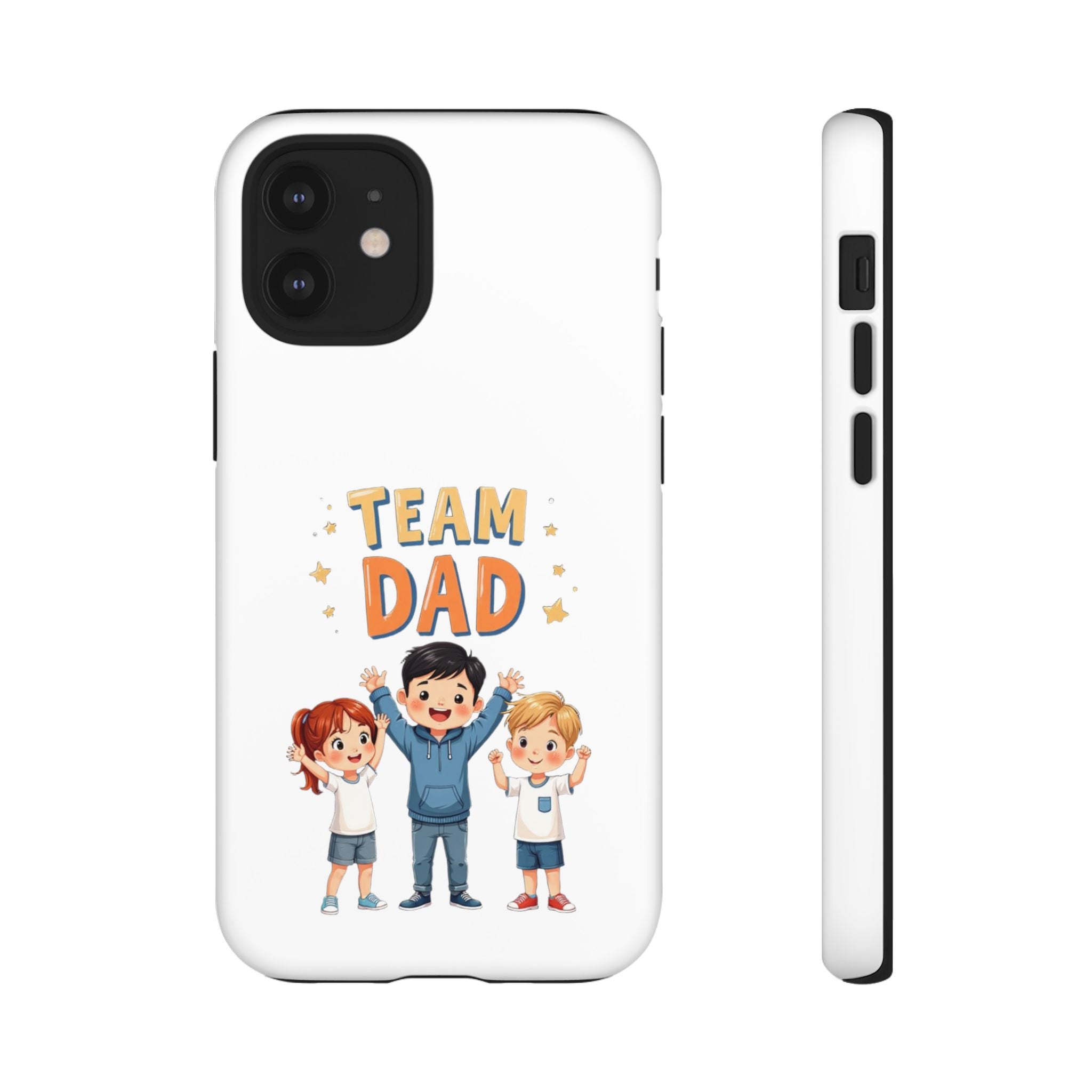Team Dad Phone Case, Fun Gift for Fathers, Durable Phone Protector, Cute Dad Team Merchandise, Father's Day Special