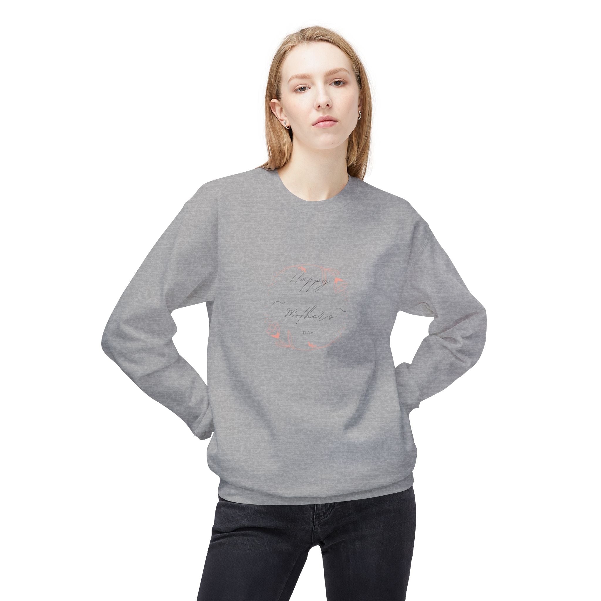 Happy Mom's Day Fleece Crewneck Sweatshirt
