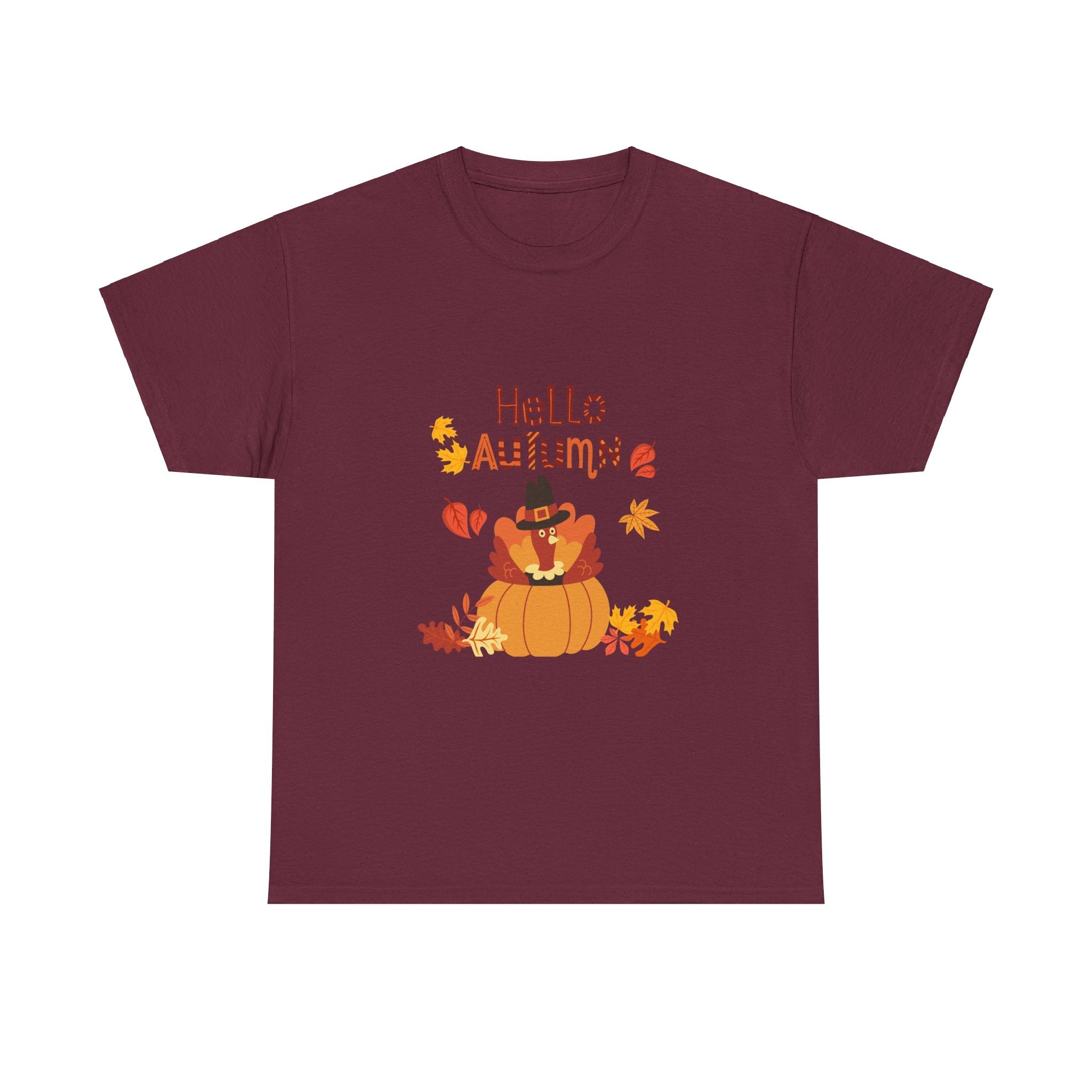 Hello Autumn Unisex Heavy Cotton Tee
