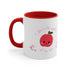 You Are The Apple Of My Eyes Accent Coffee Mug, 11oz
