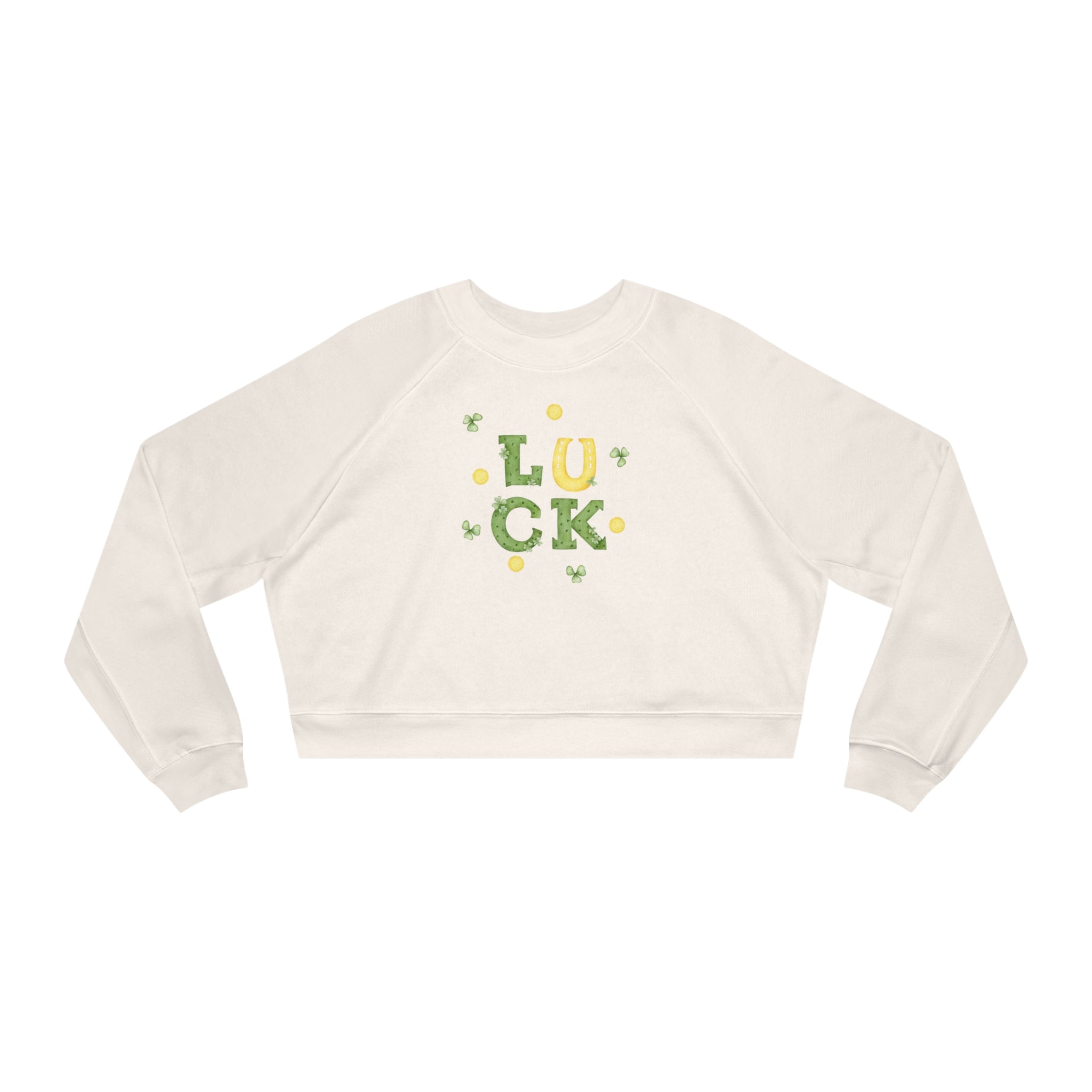 St Paddy's Day Women's Cropped Fleece Pullover