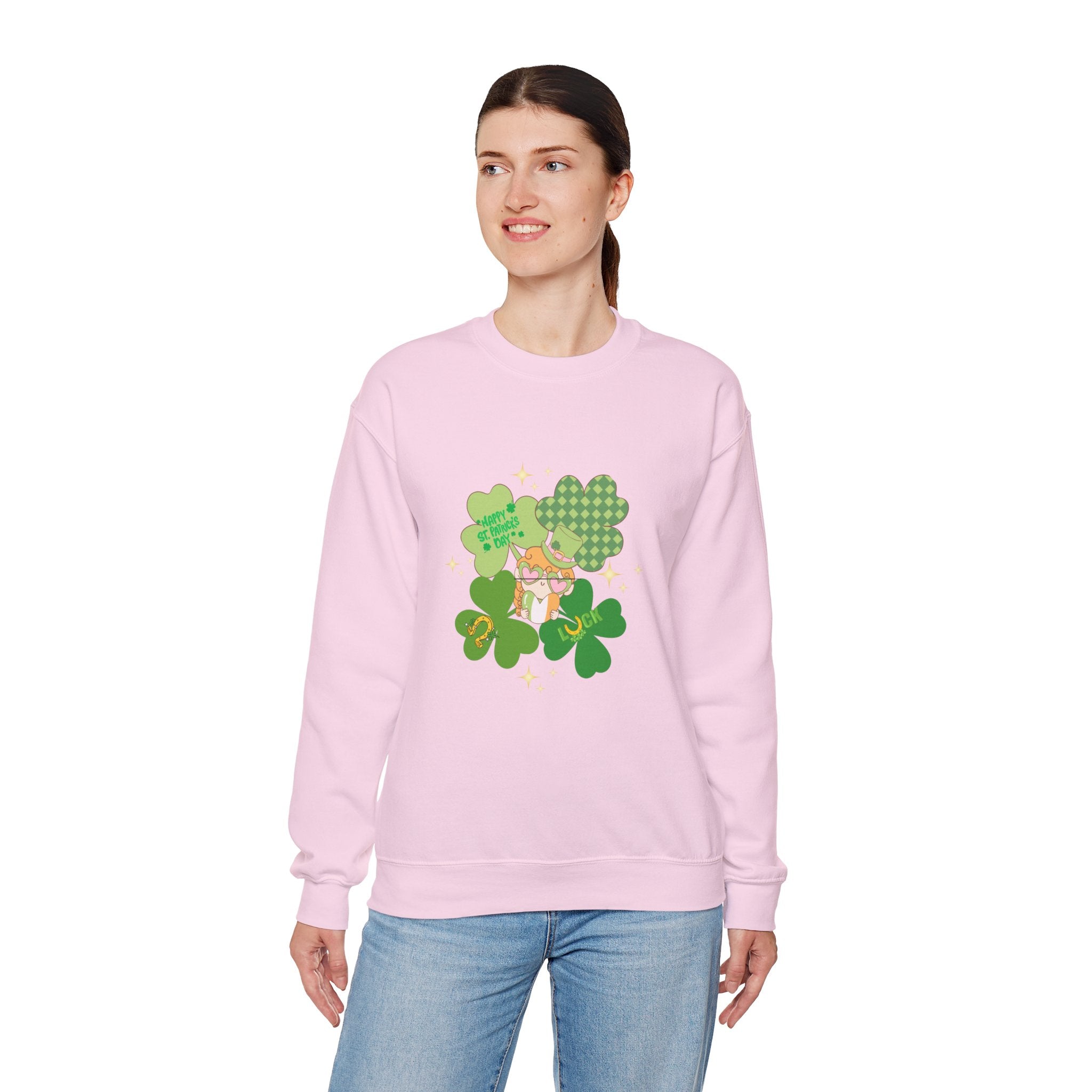 Retro St. Paddy's Day Unisex Heavy Blend™ Crewneck Sweatshirt