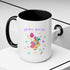 Little Miss April Fool's  Day Accent Coffee Mug - Fun & Whimsical 11oz/15oz