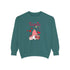 Gnome Valentine's Day Unisex Garment-Dyed Sweatshirt