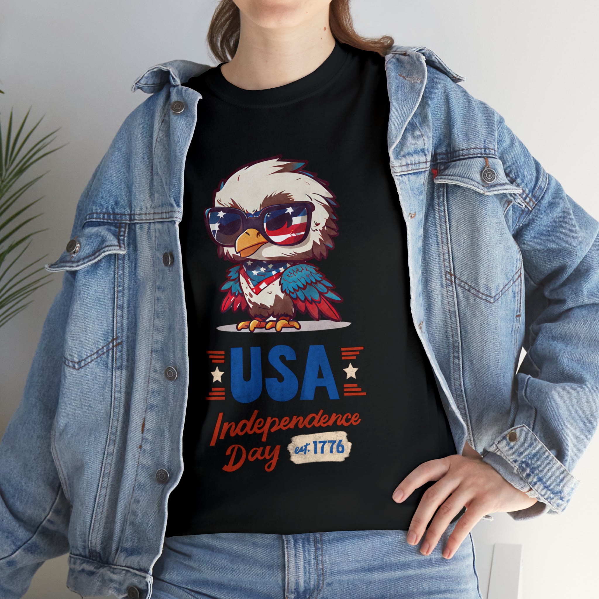 USA Independence Day Unisex Heavy Cotton Tee