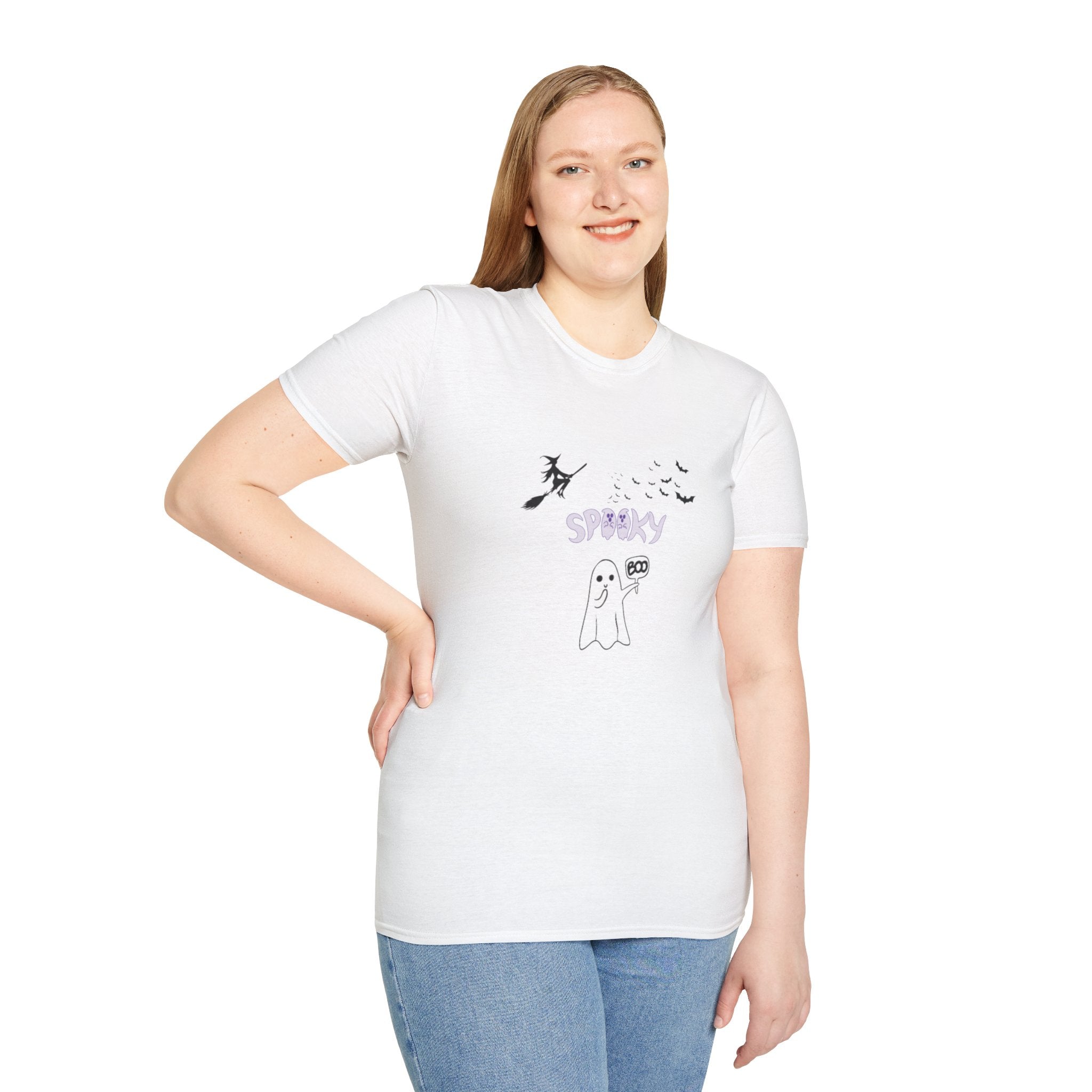 Spooky Boo Unisex Softstyle T-Shirt