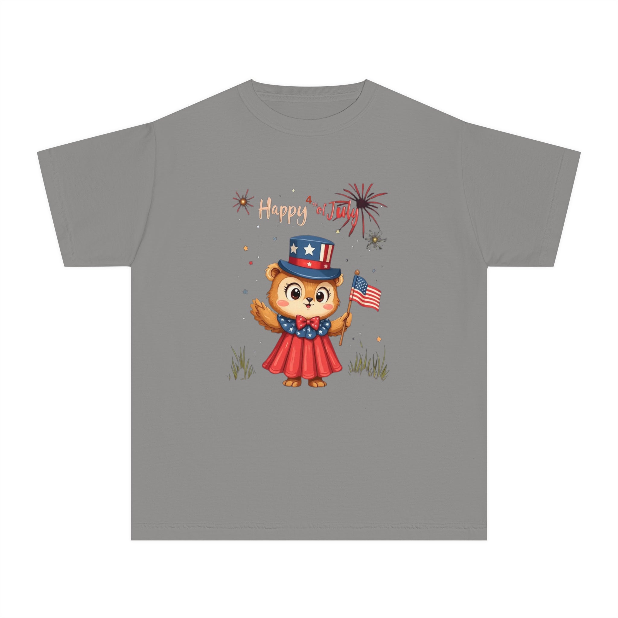 Happy Independence Day Youth Midweight Tee