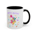 Little Miss April Fool's  Day Accent Coffee Mug - Fun & Whimsical 11oz/15oz