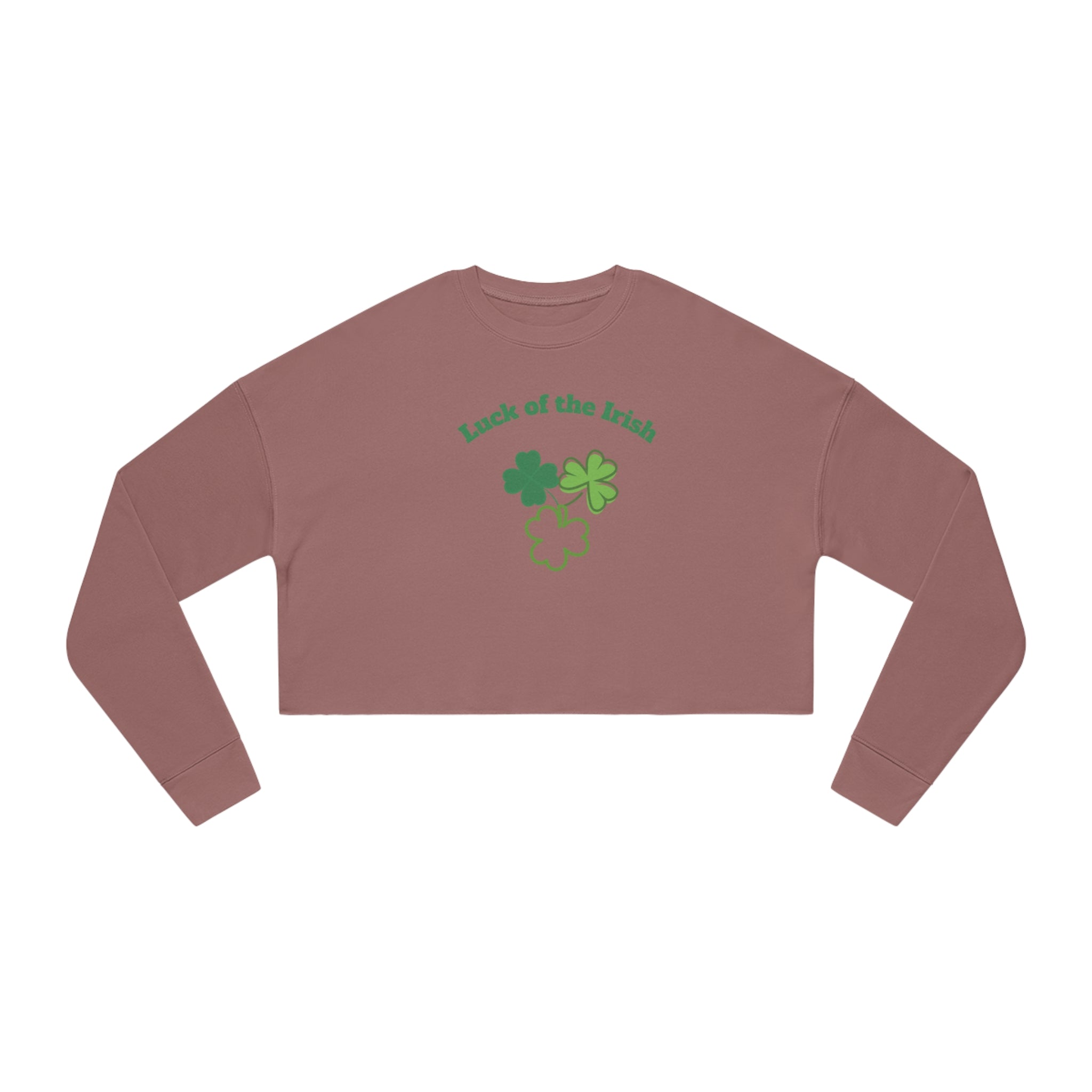 Luck Of The Irish Women's Cropped Sweatshirt