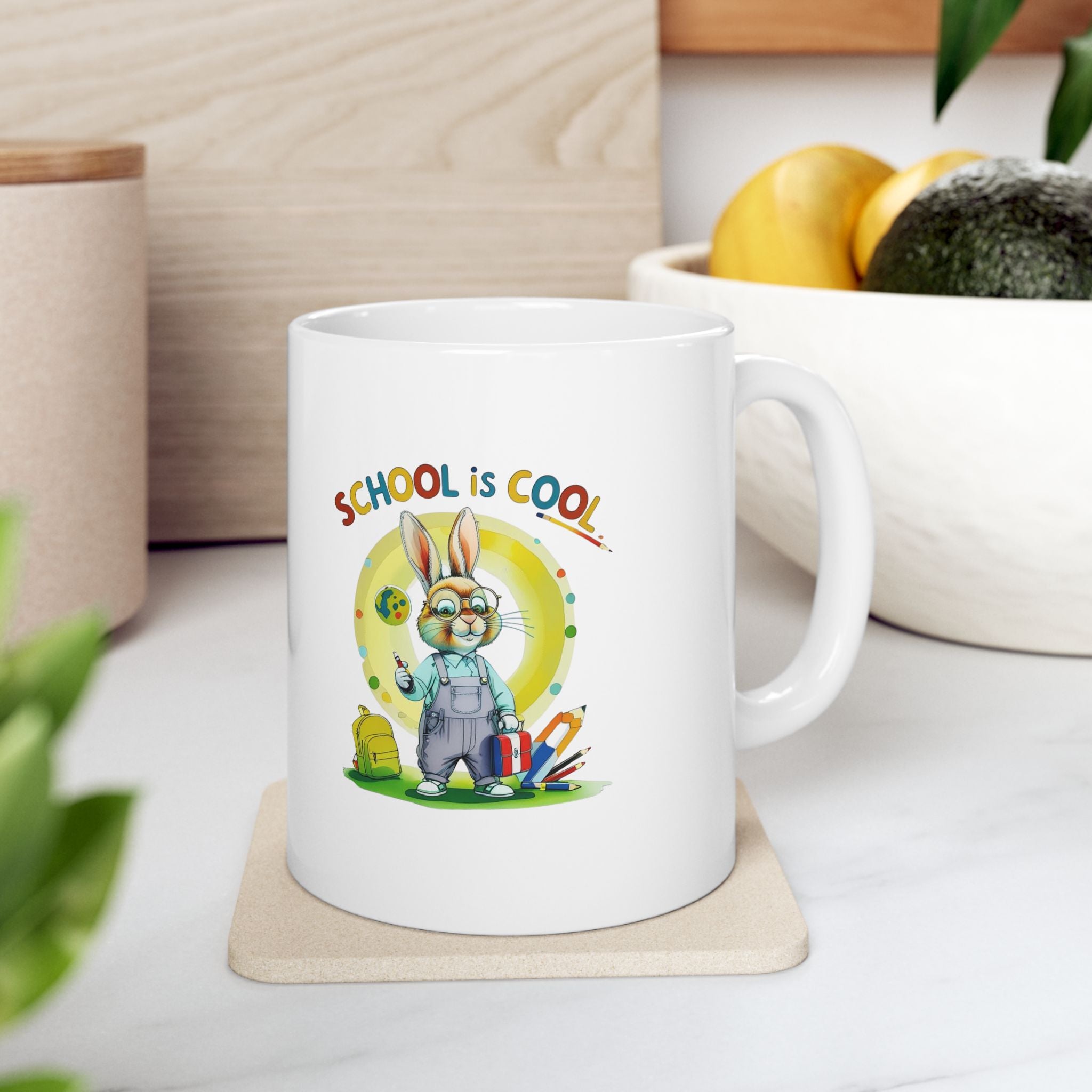 School is Cool Ceramic Mug, 11oz & 15oz