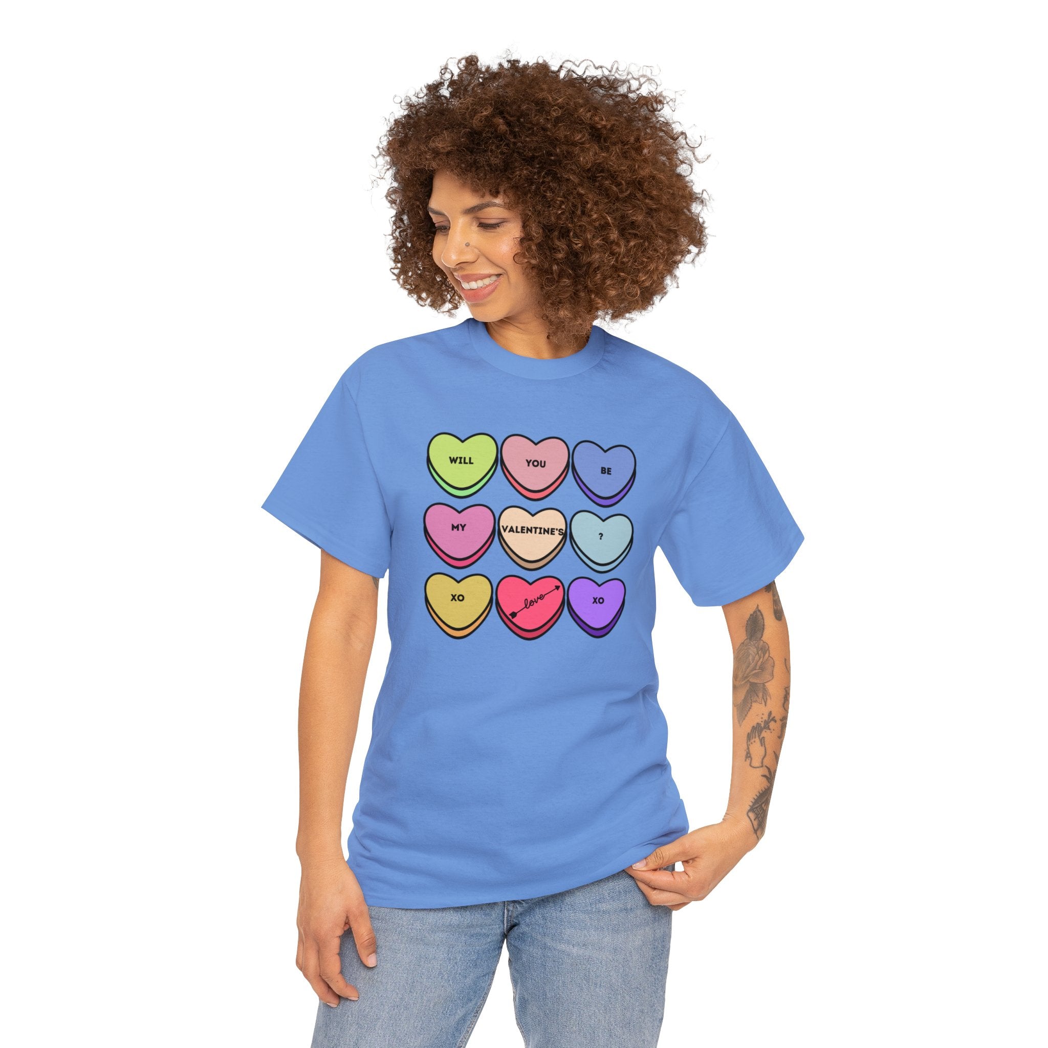 Will You Be My Valentine? Unisex Heavy Cotton Tee
