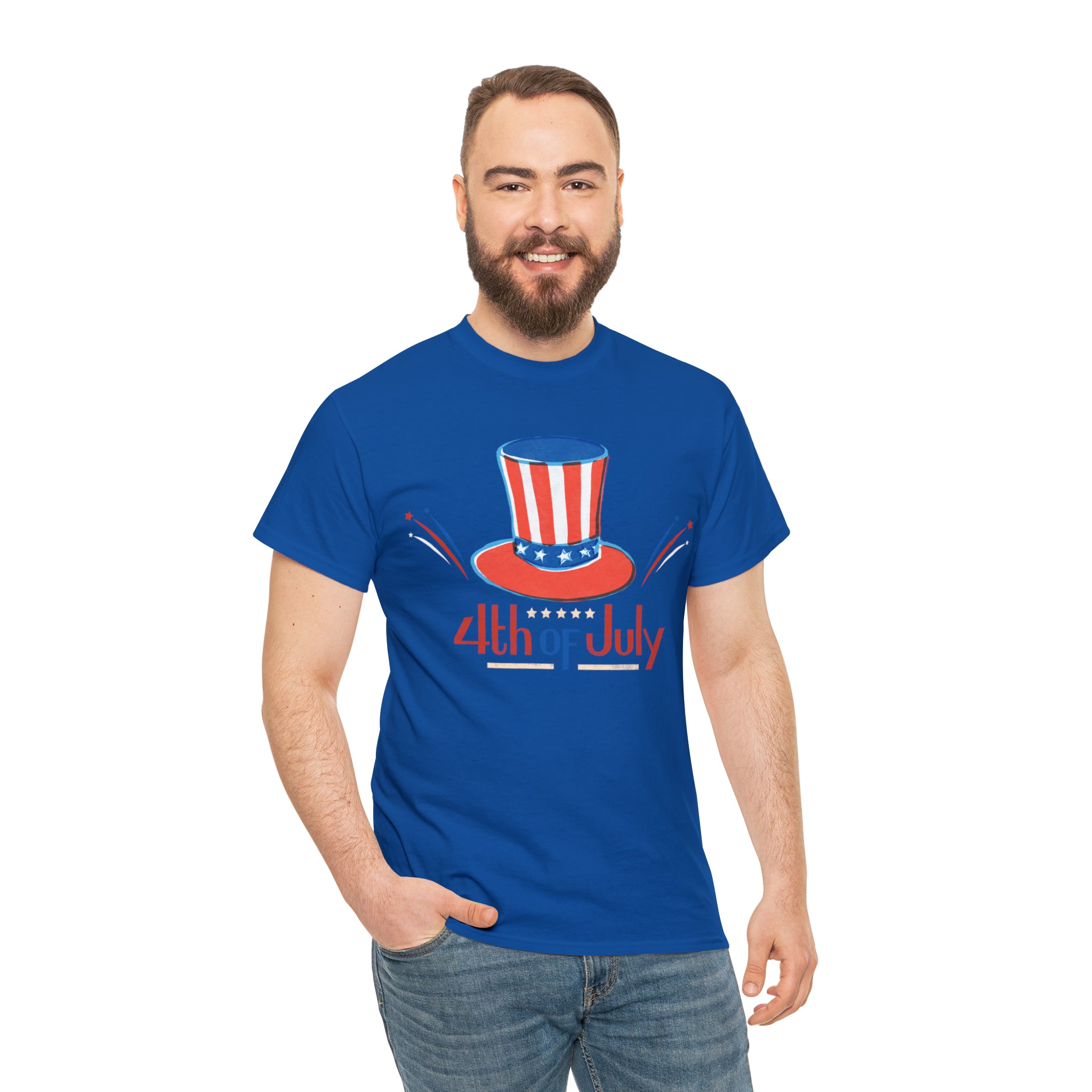 4th Of July Unisex Heavy Cotton Tee