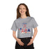 Happy 4th Of July Gnome's Champion Women's Heritage Cropped T-Shirt