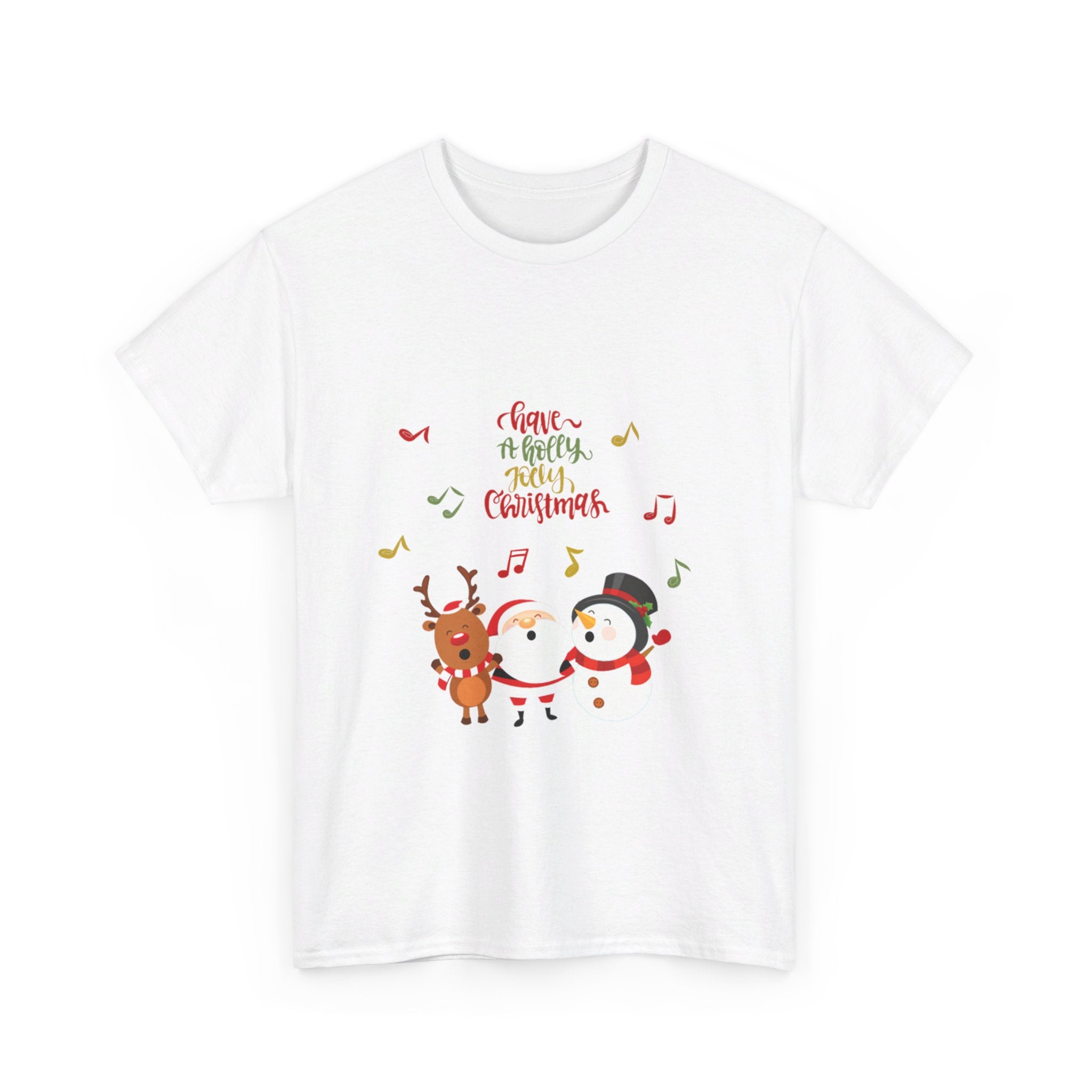 Have A Holly Jolly Christmas Unisex Heavy Cotton Tee