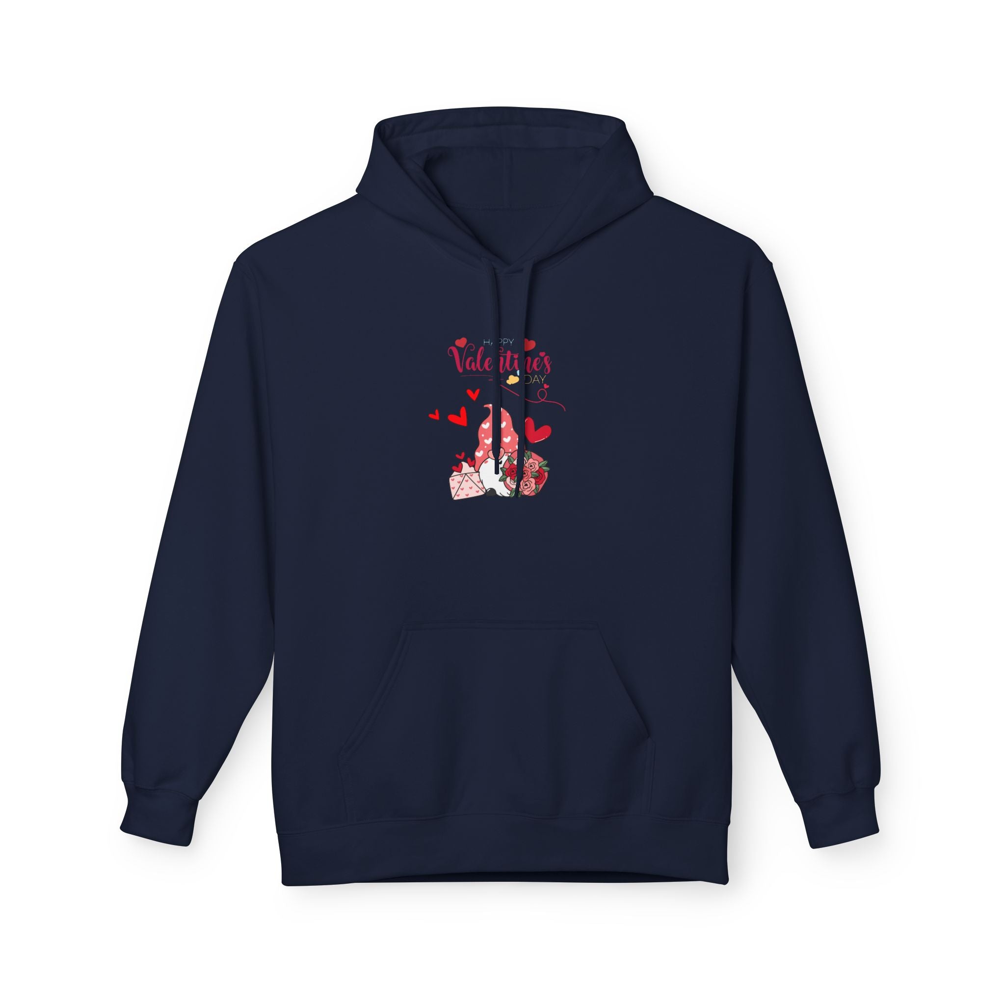 Gnome Valentine's Day Unisex Midweight Softstyle Fleece Hoodie