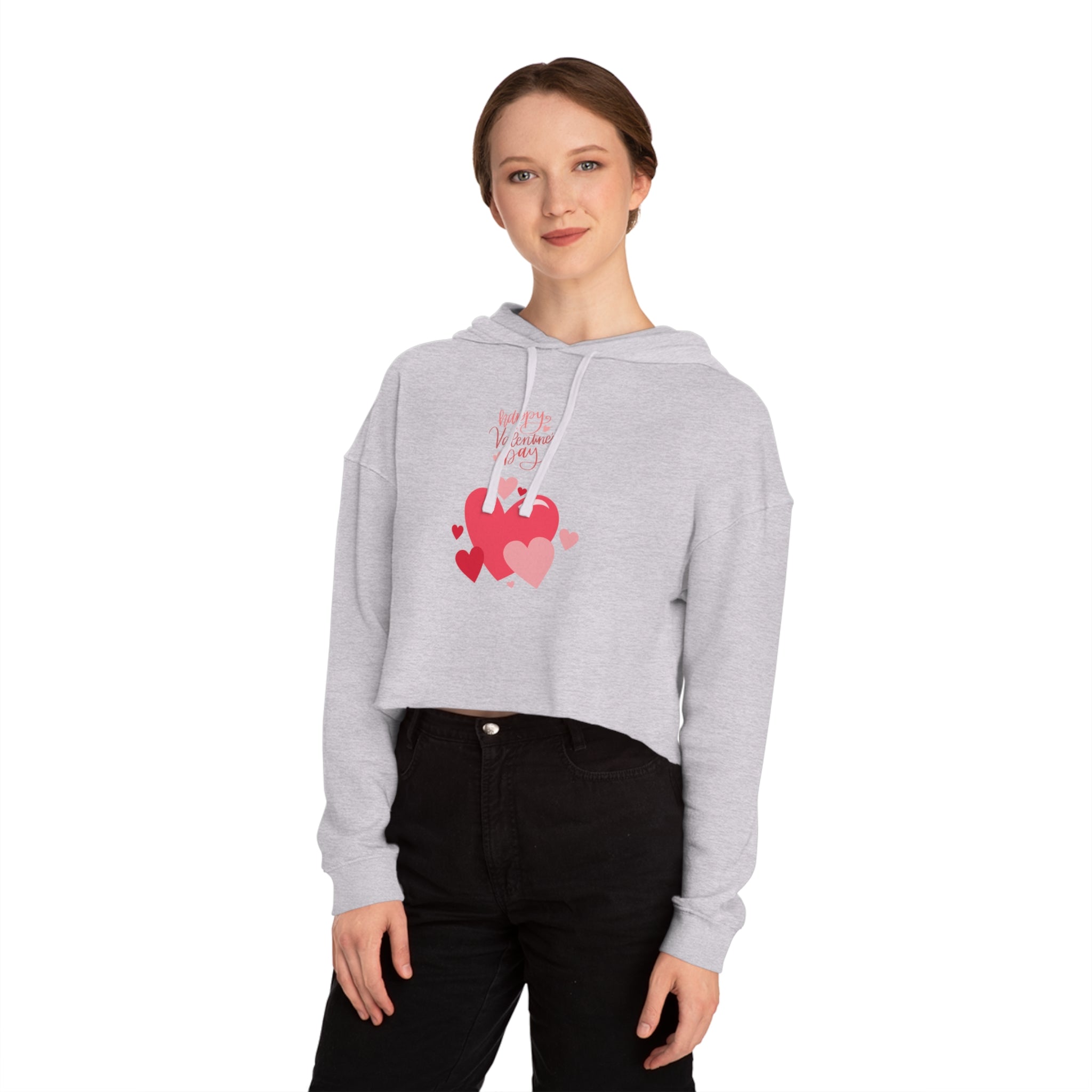 Be My Sweetheart Women’s Cropped Hooded Sweatshirt