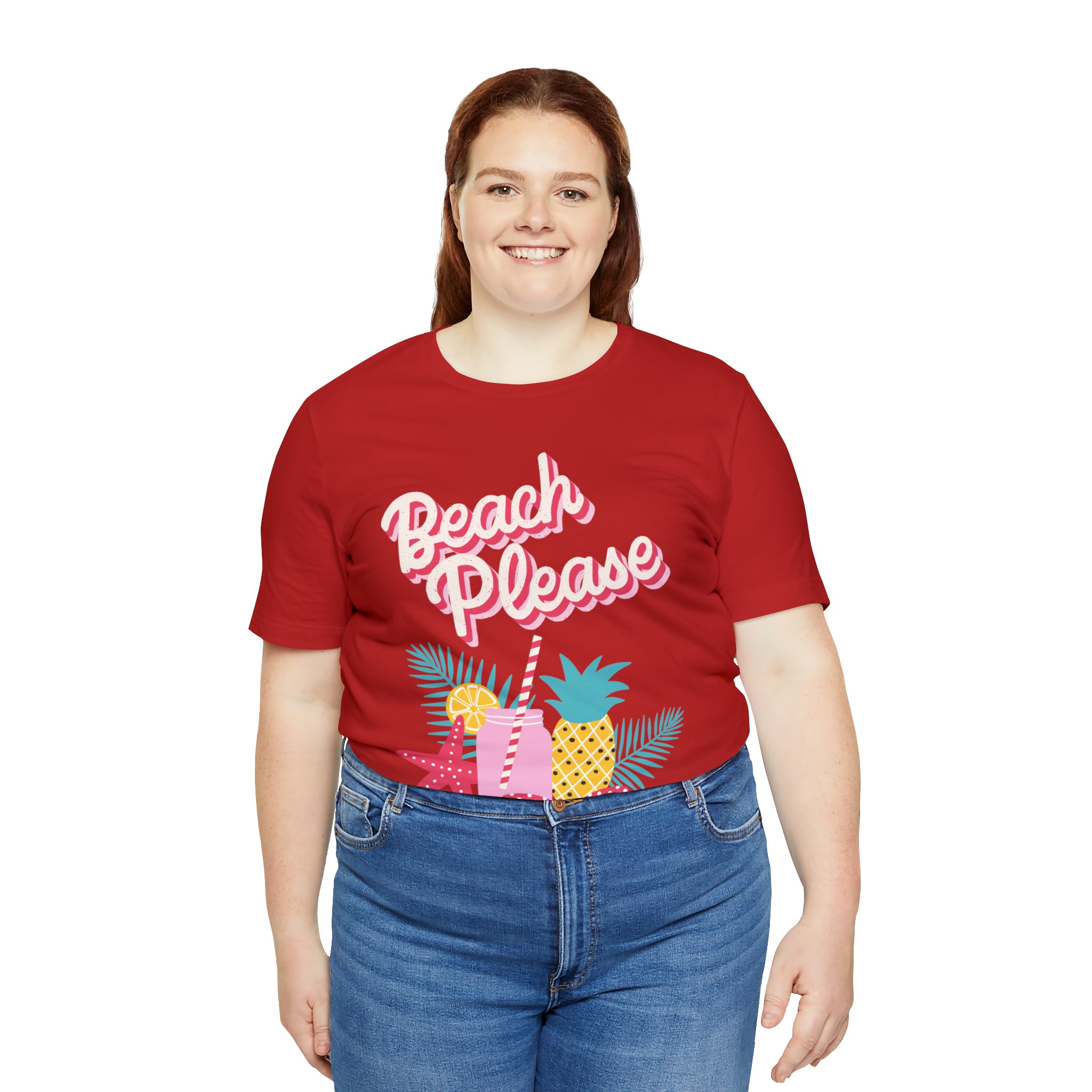 Beach Please Unisex Jersey Short Sleeve Tee