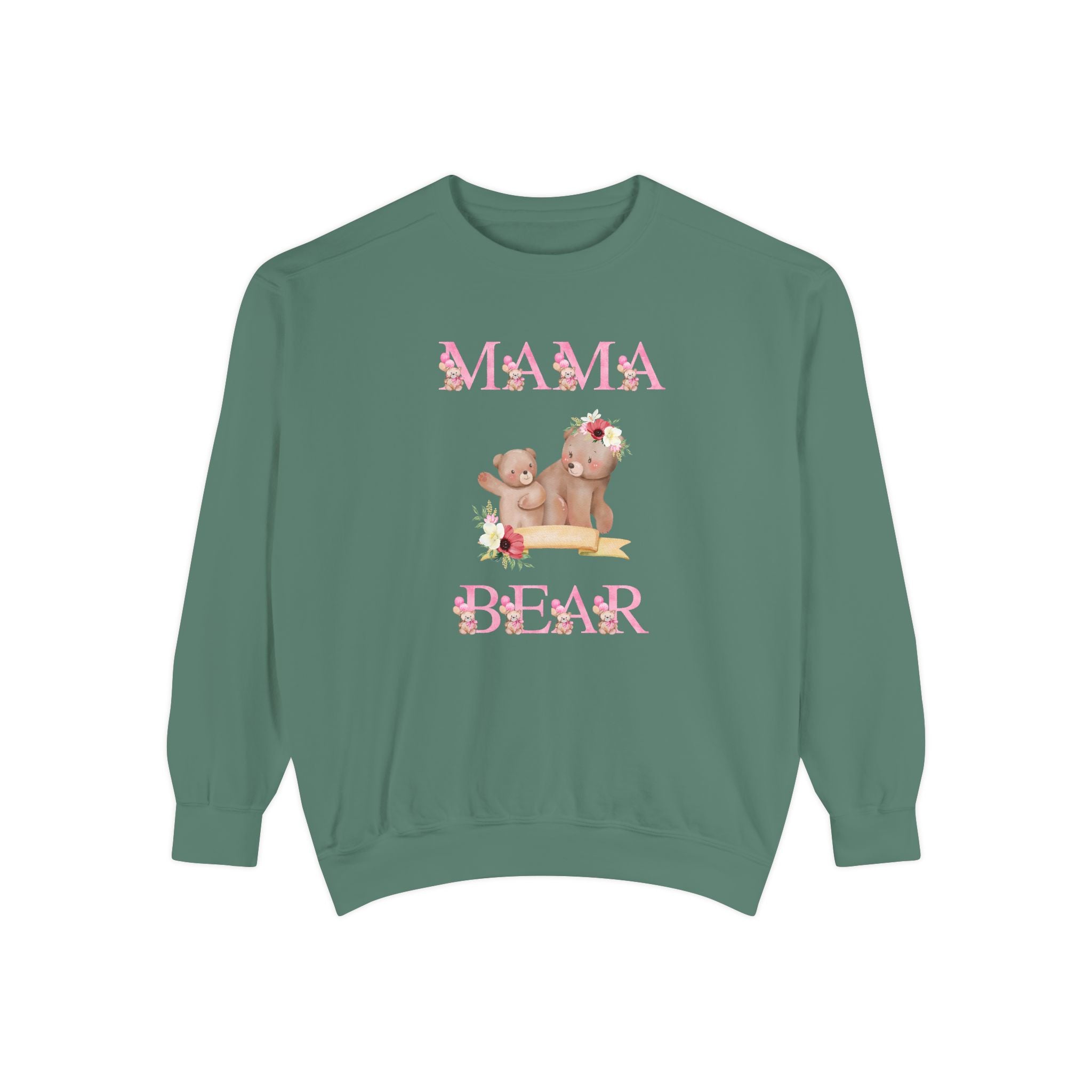 Mama Bear Unisex Garment-Dyed Sweatshirt