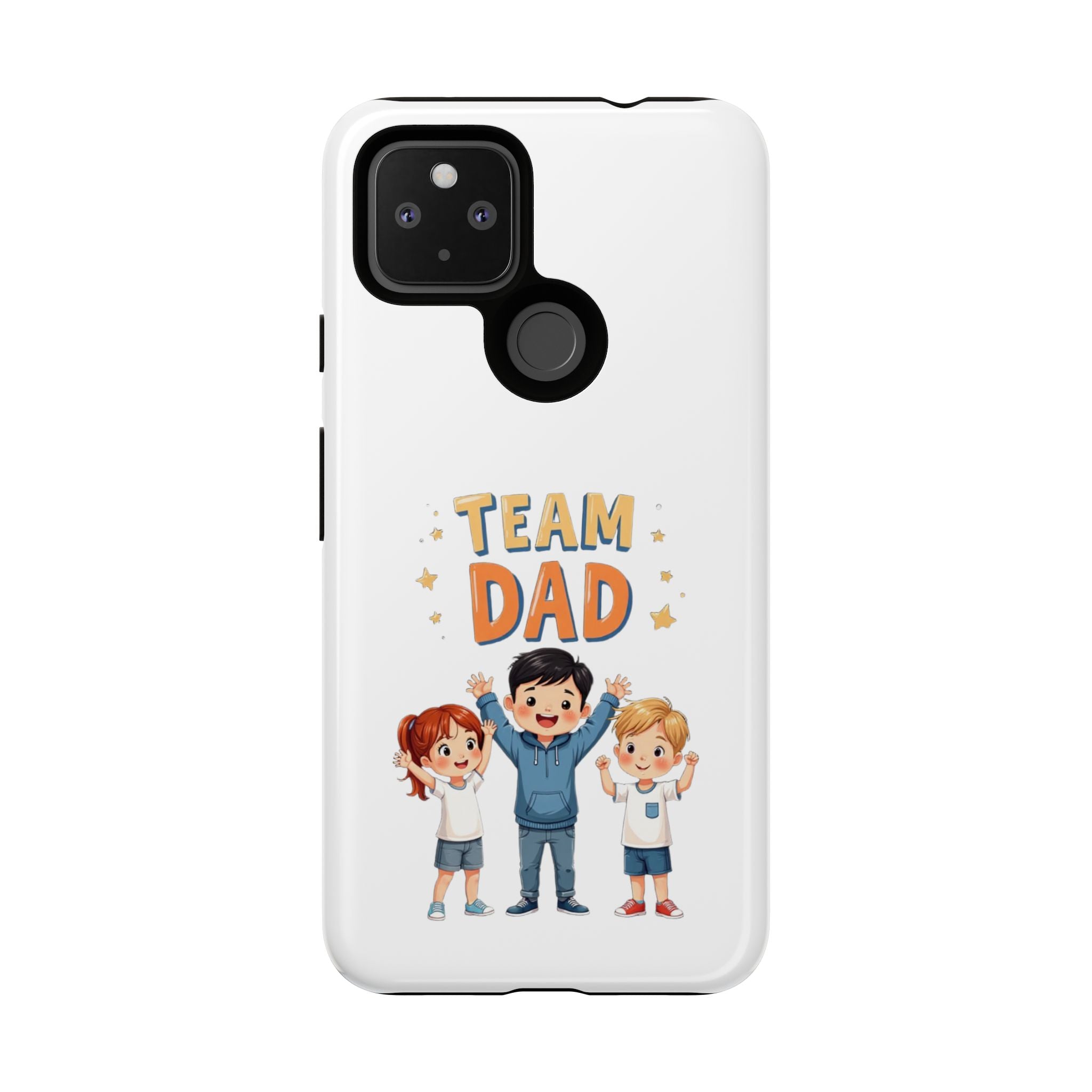 Team Dad Phone Case, Fun Gift for Fathers, Durable Phone Protector, Cute Dad Team Merchandise, Father's Day Special