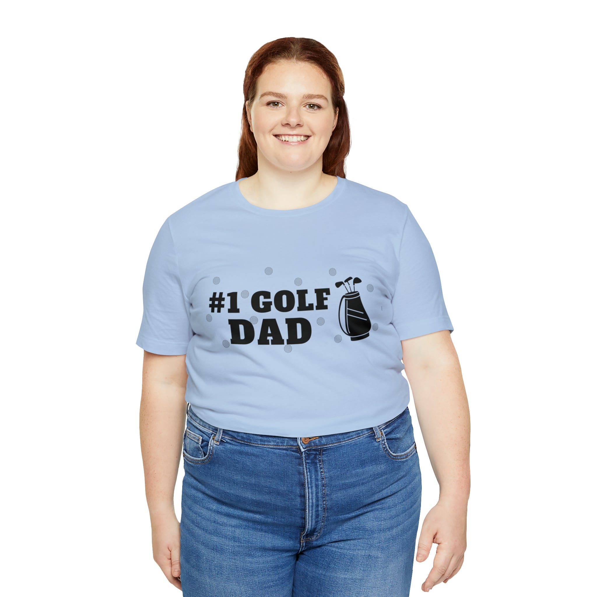 Happy Father's Day Golf Unisex Jersey Short Sleeve Tee