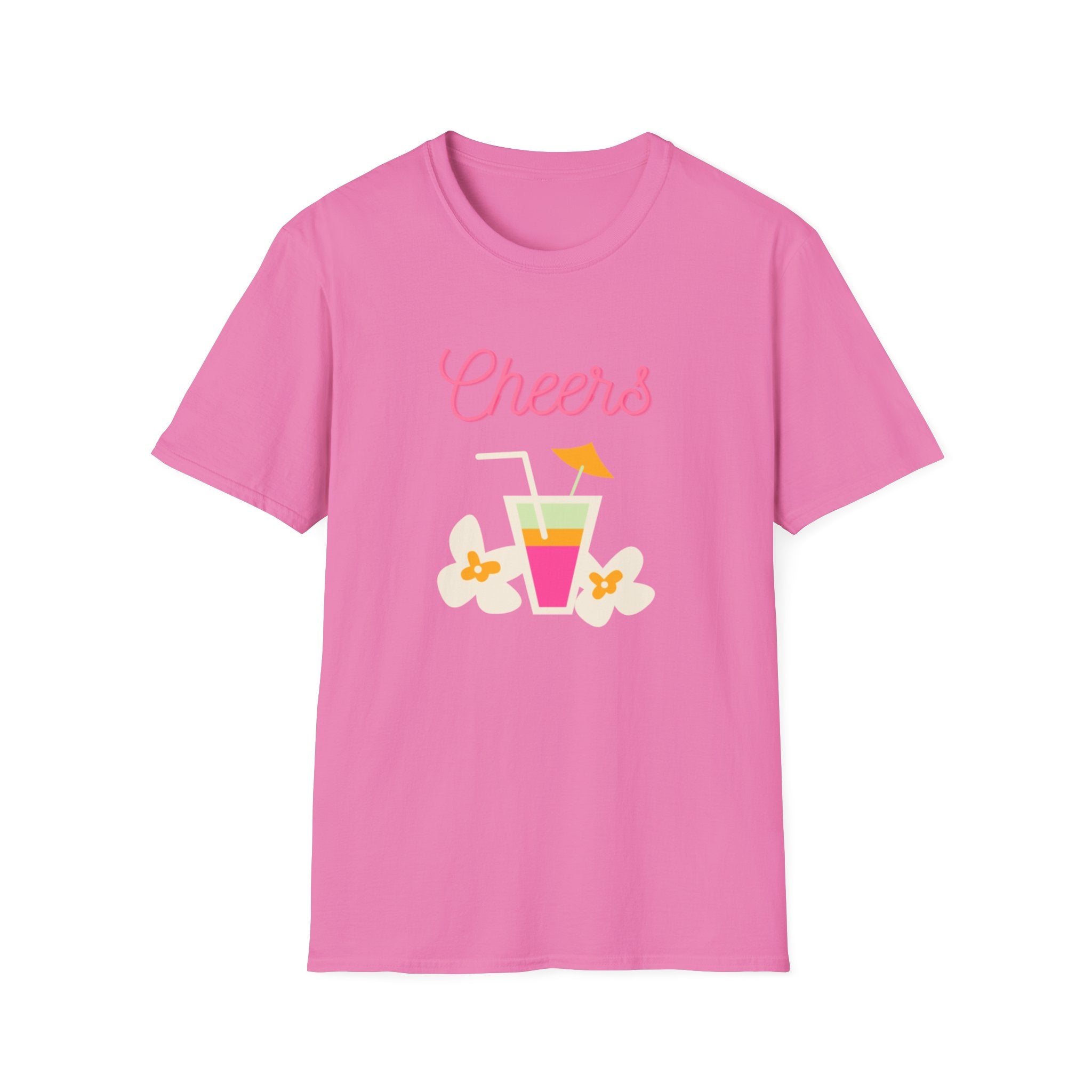 Cheers To Summer Unisex Softstyle T-Shirt