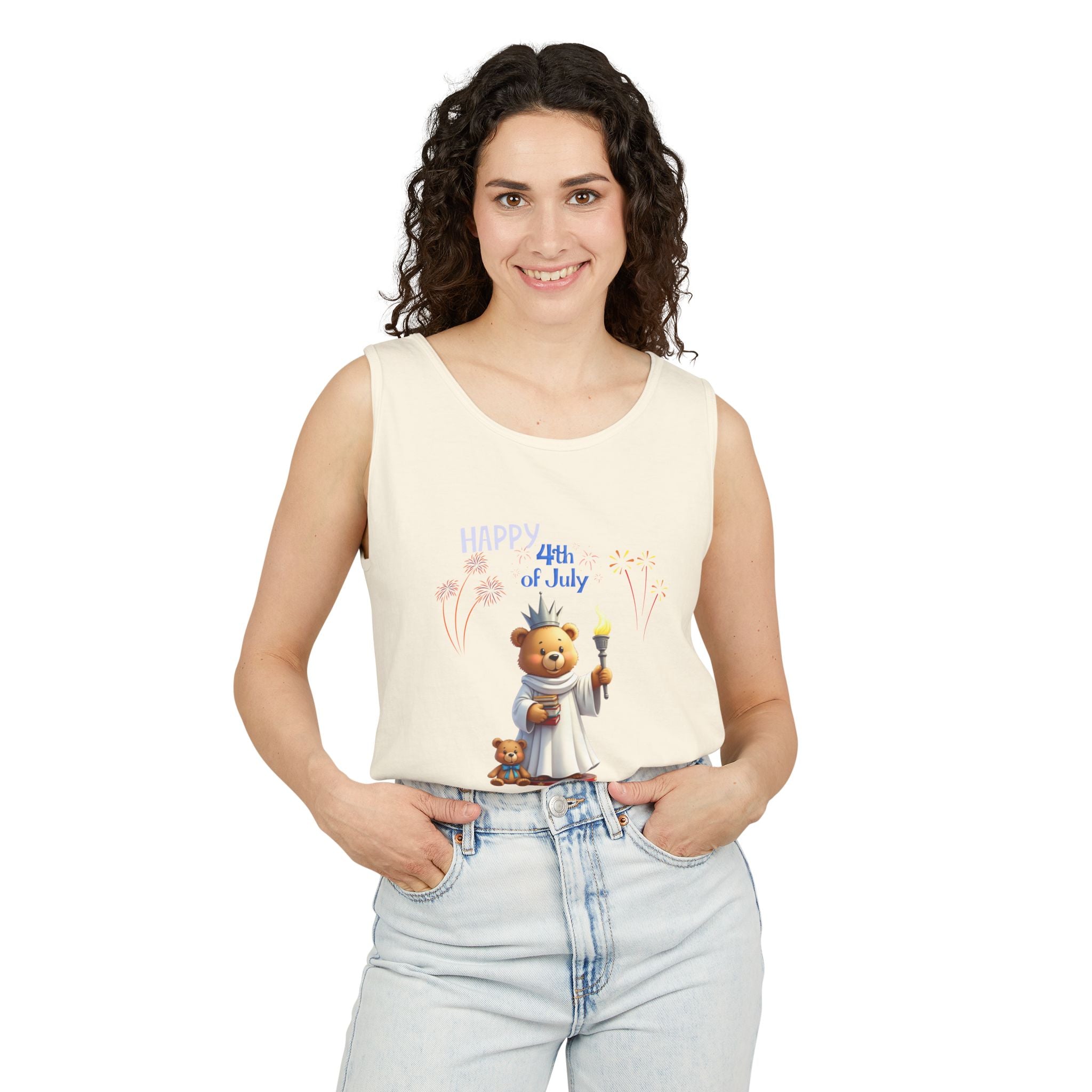 Lady Liberty Unisex Tank Top