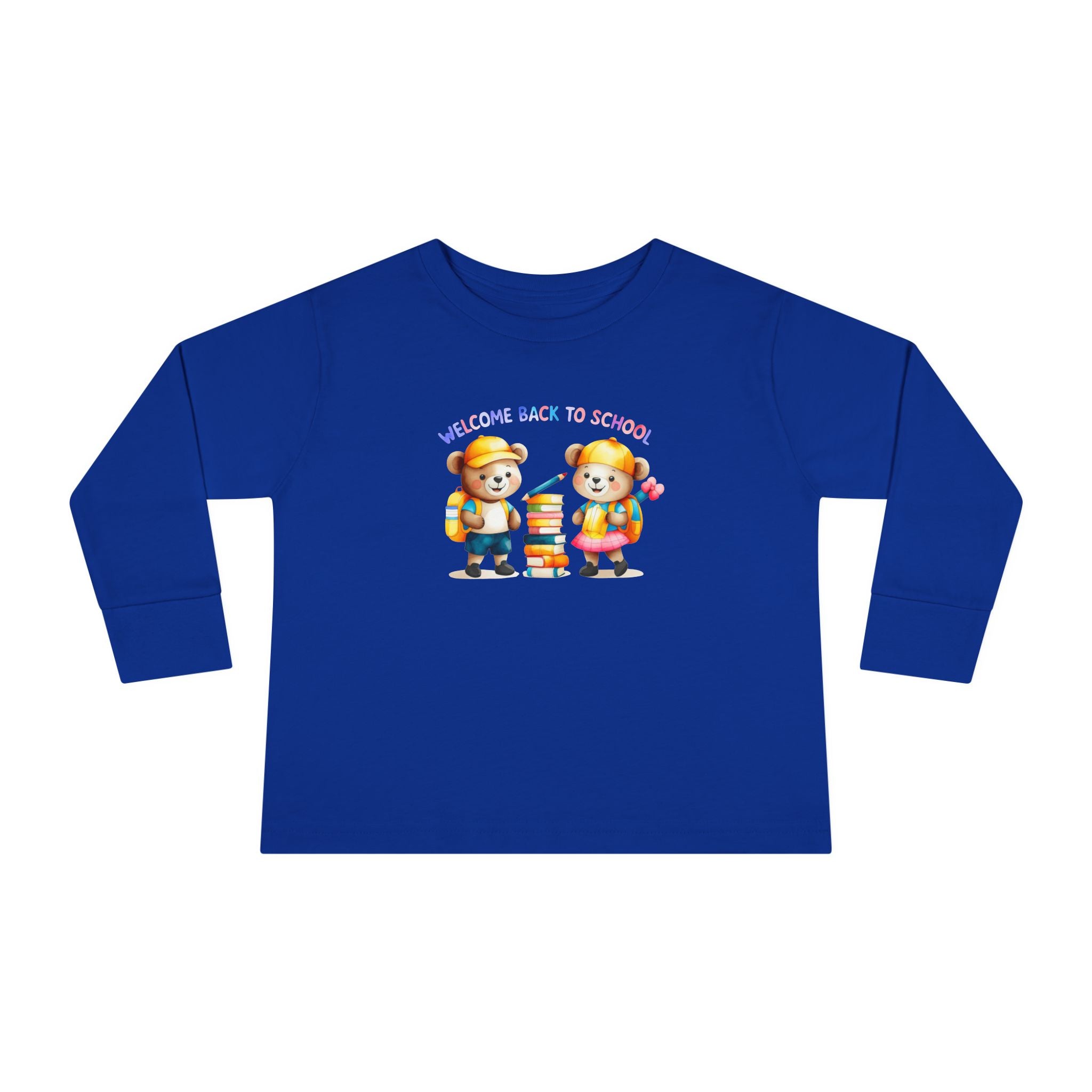 Welcome Back to School Toddler Long Sleeve Tee