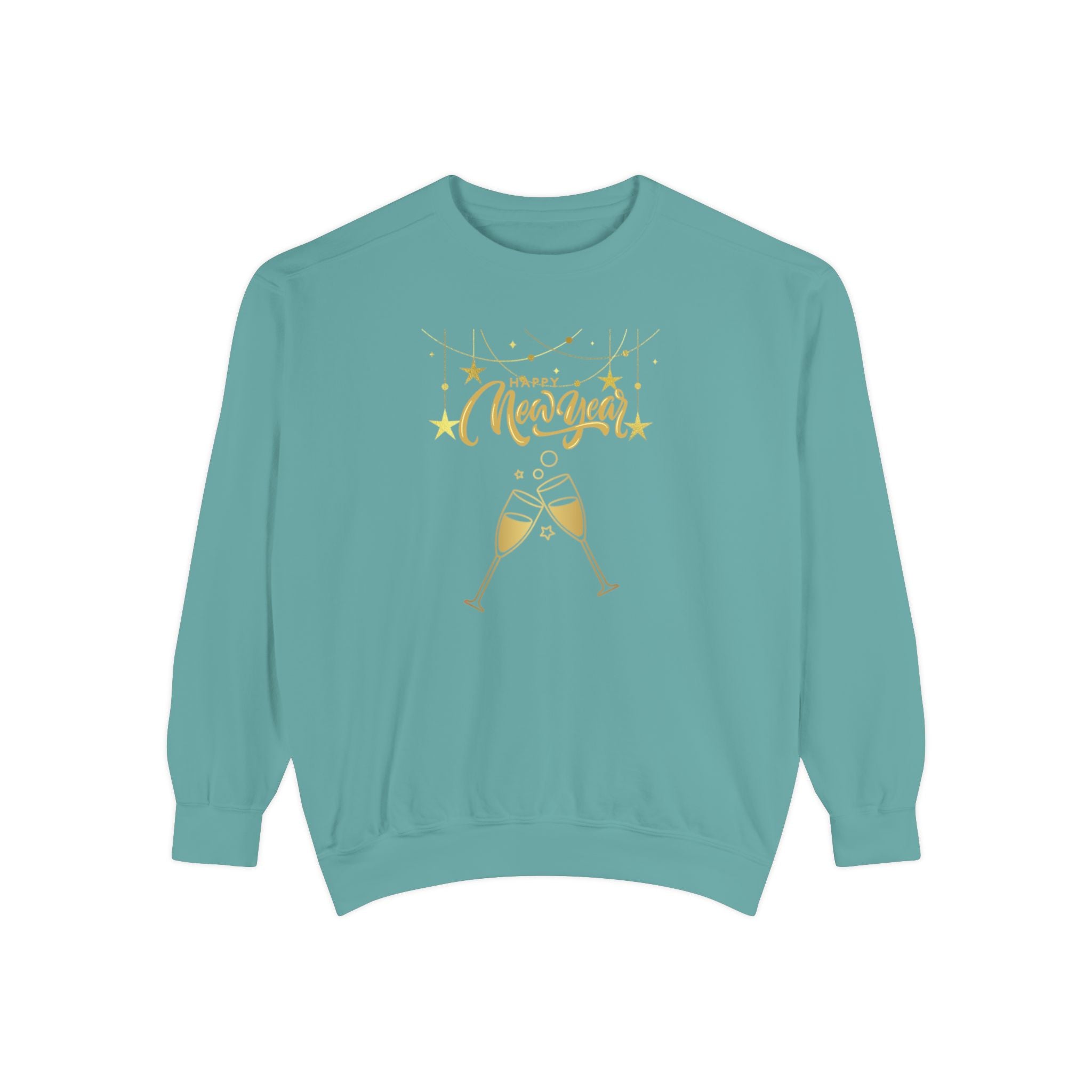 Happy New Year Unisex Garment-Dyed Sweatshirt