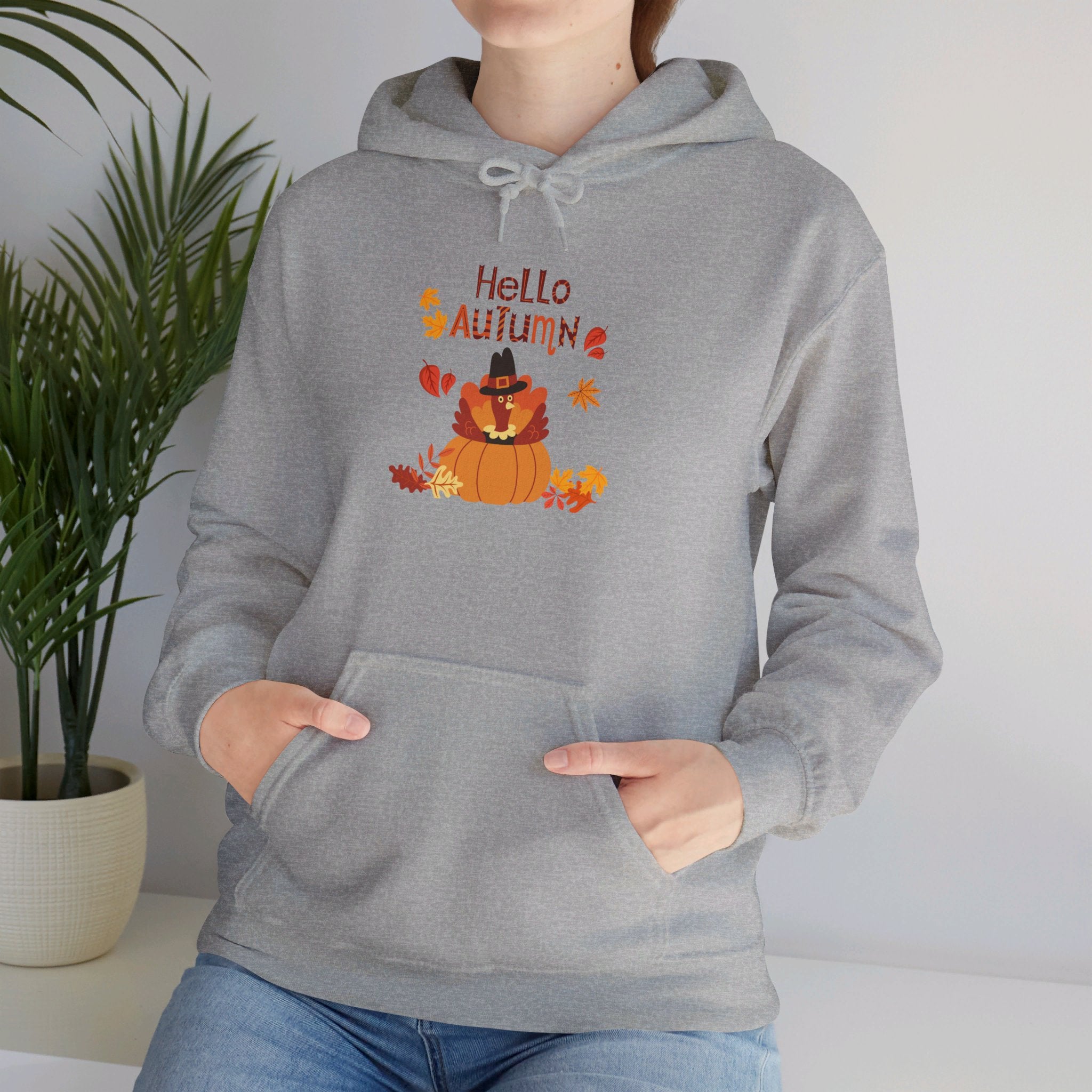 Hello Autumn Unisex Heavy Blend™ Hooded Sweatshirt