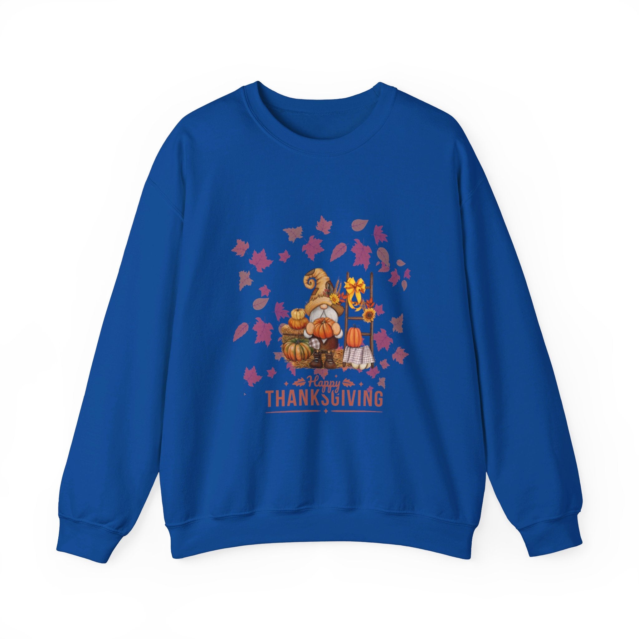 Gnome Happy Thanksgiving Unisex Heavy Blend™ Crewneck Sweatshirt