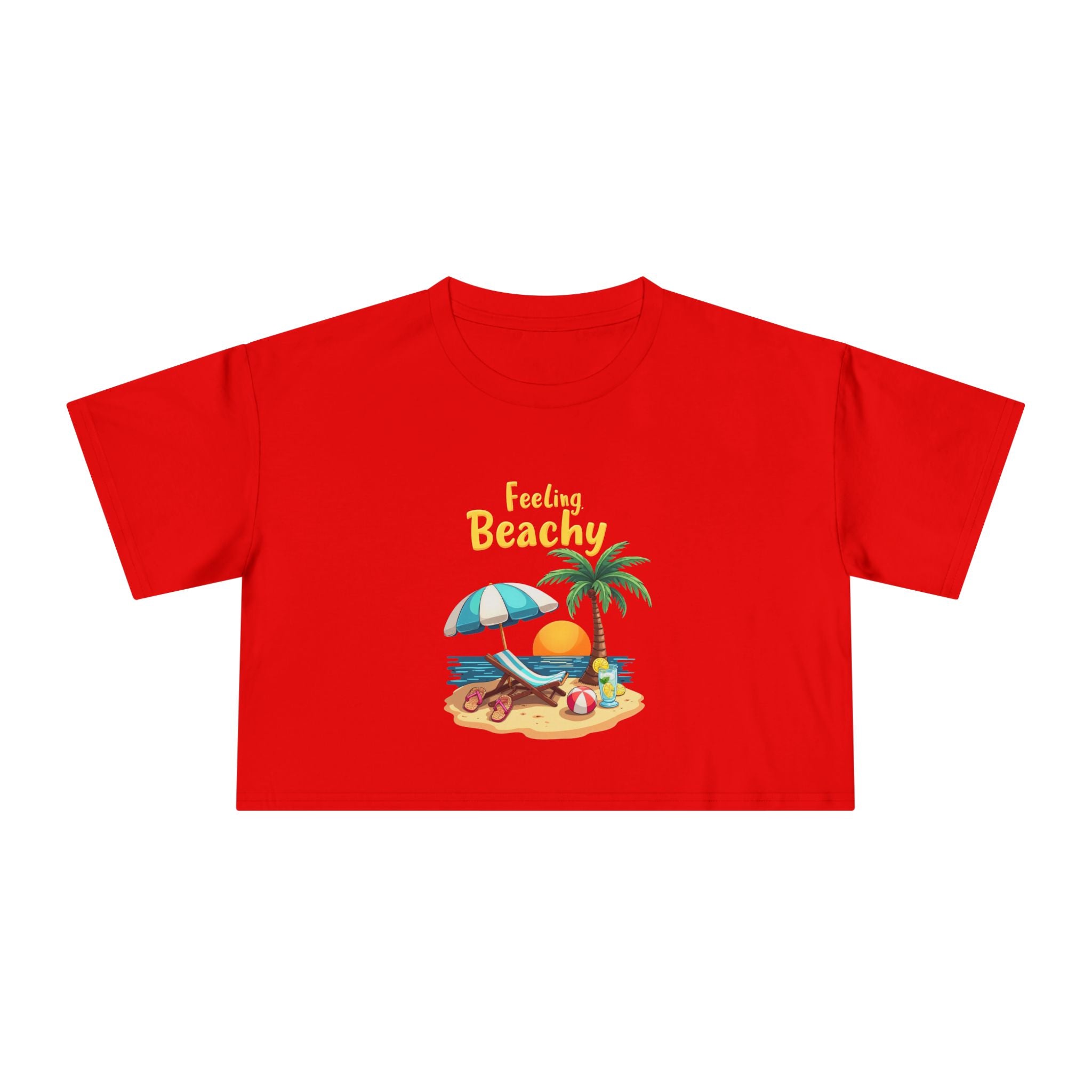 Feeling  Beachy Women's Crop Tee