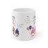 Happy 4th Of July Gnome Ceramic Mug 11oz