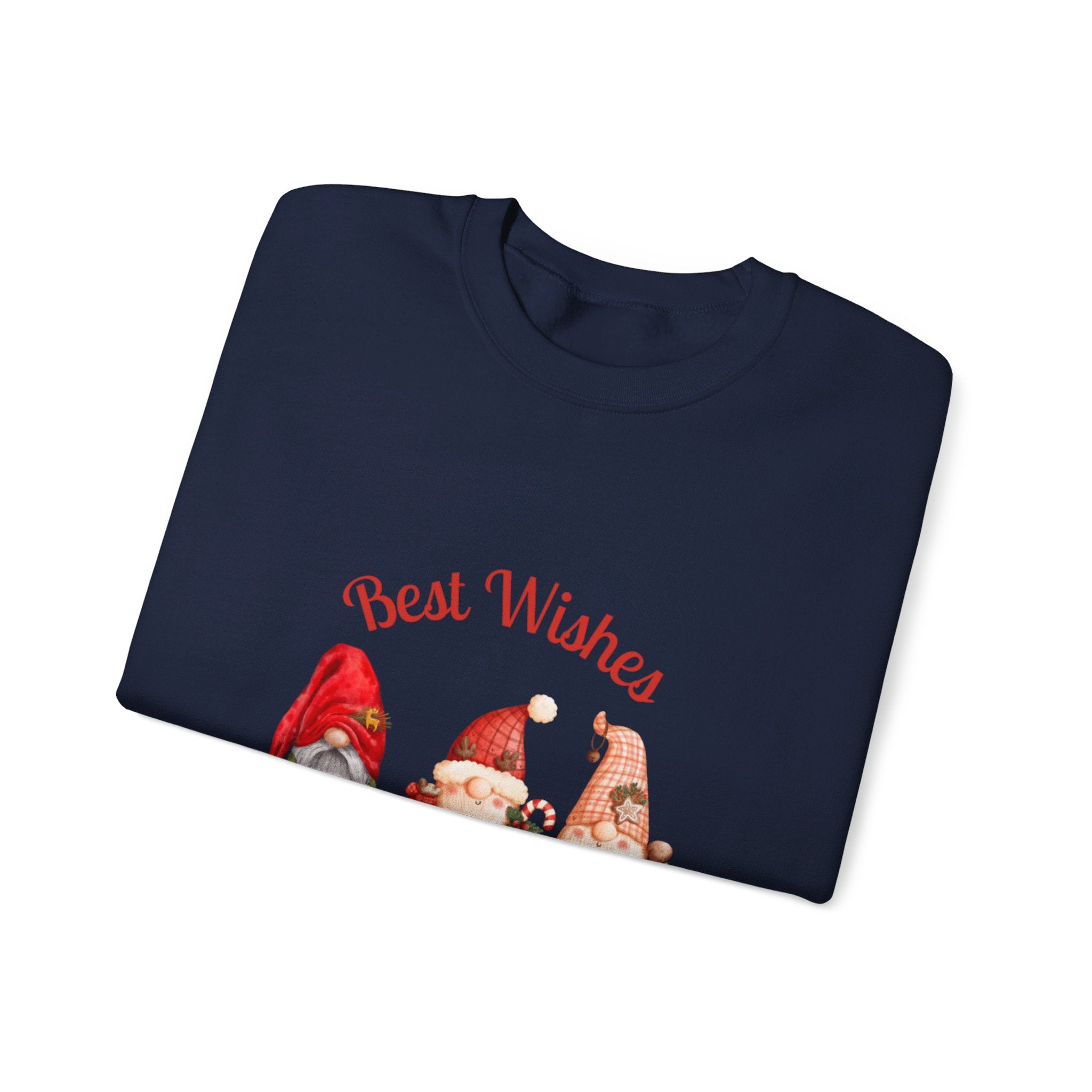 Gnome Best Wishes Unisex Heavy Blend™ Crewneck Sweatshirt