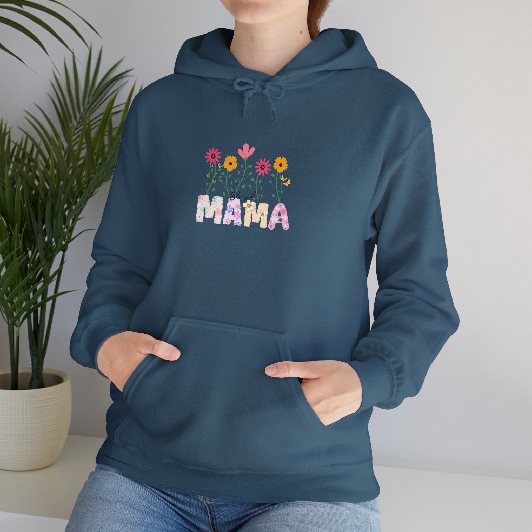 Blessed Mama Sweatshirt Cozy Unisex Heavy Blend™