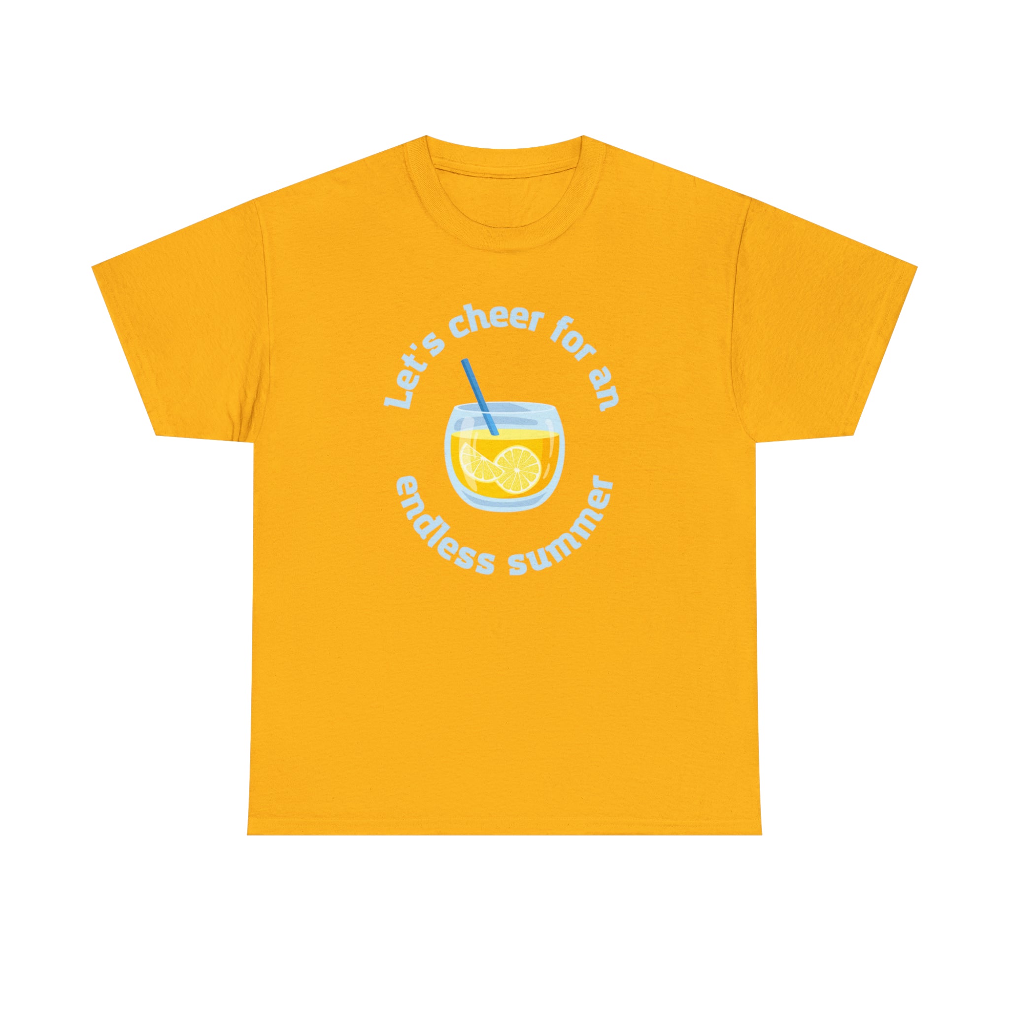 Let's Cheer For An Endless Summer Unisex Heavy Cotton Tee