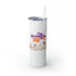 Spooky Season Skinny Tumbler with Straw, 20oz