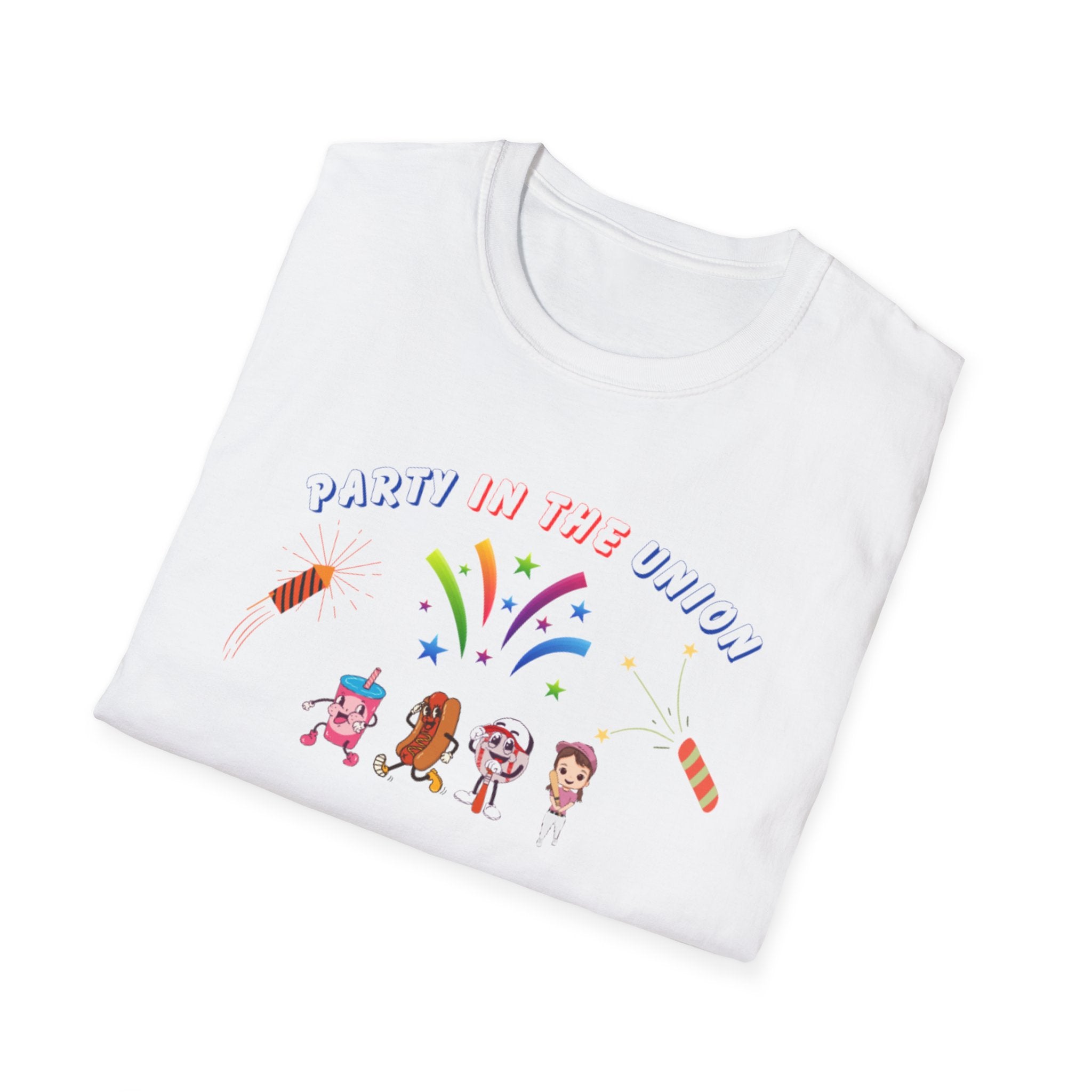 Party In The Union Unisex Softstyle T-Shirt